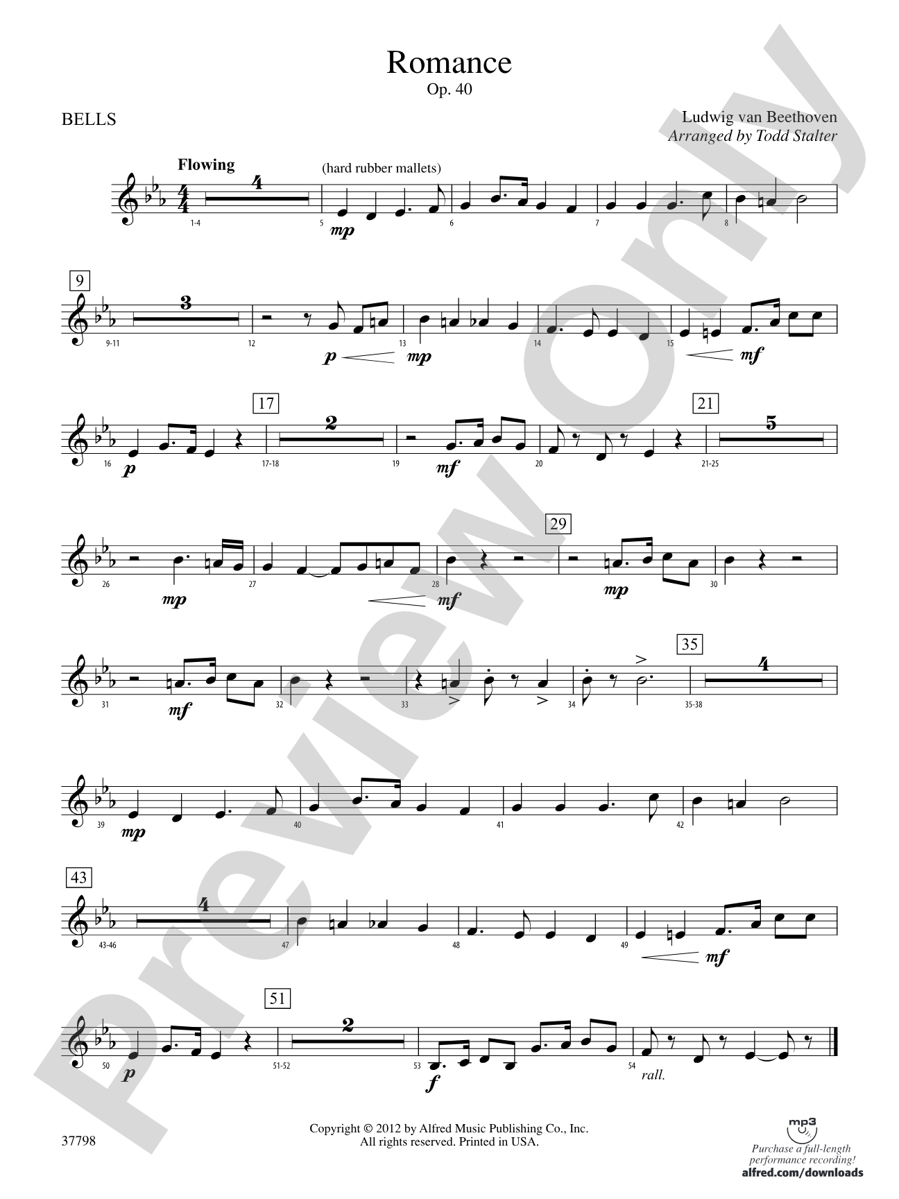 Romance, Op. 40: Bells