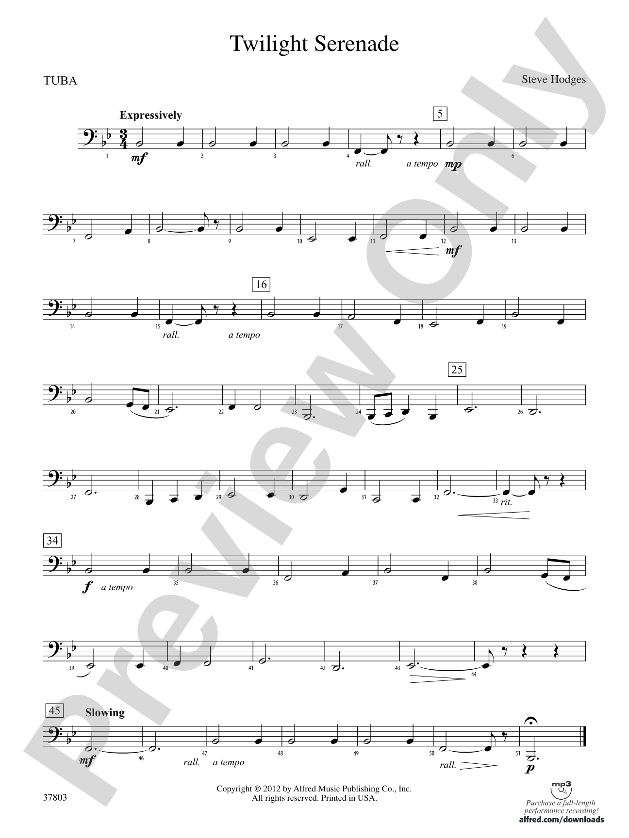 Twilight Serenade: Tuba