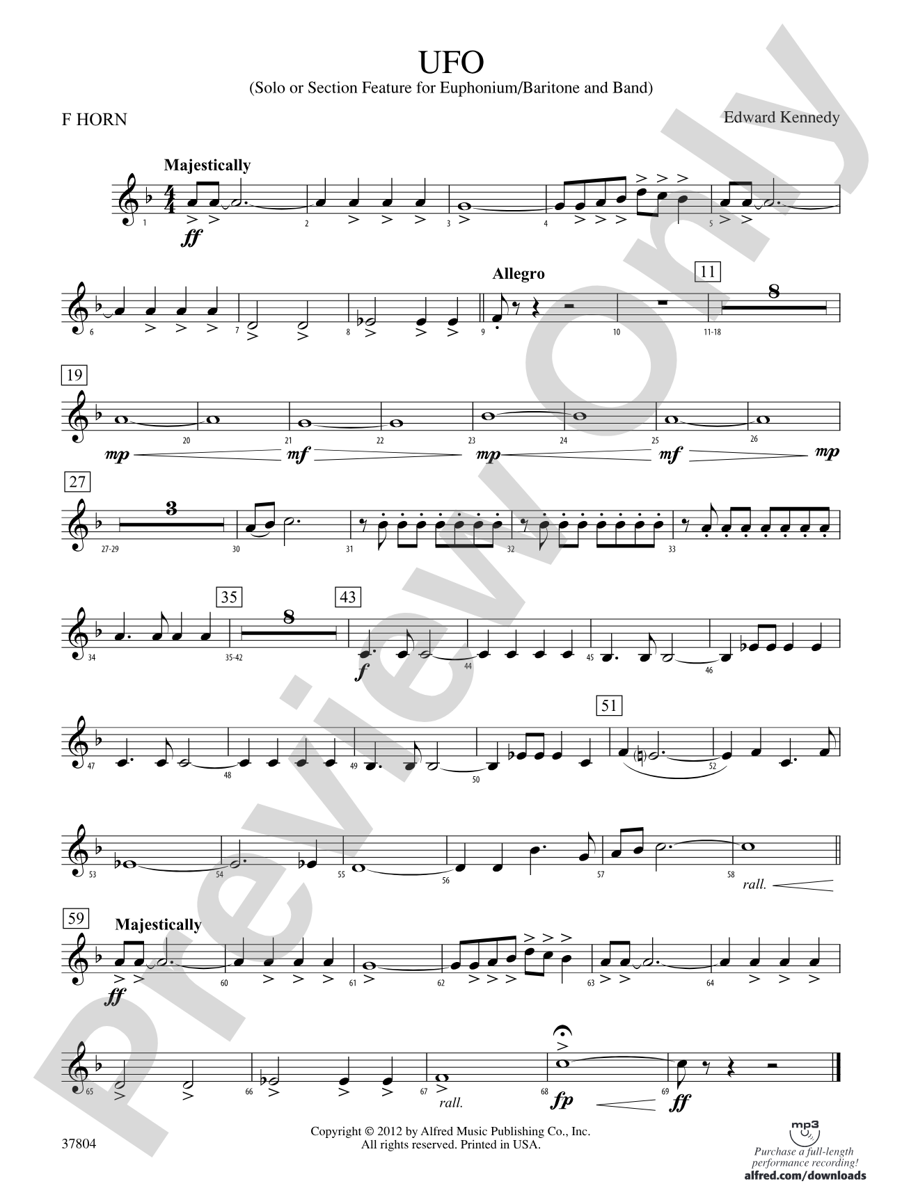 UFO: 1st F Horn