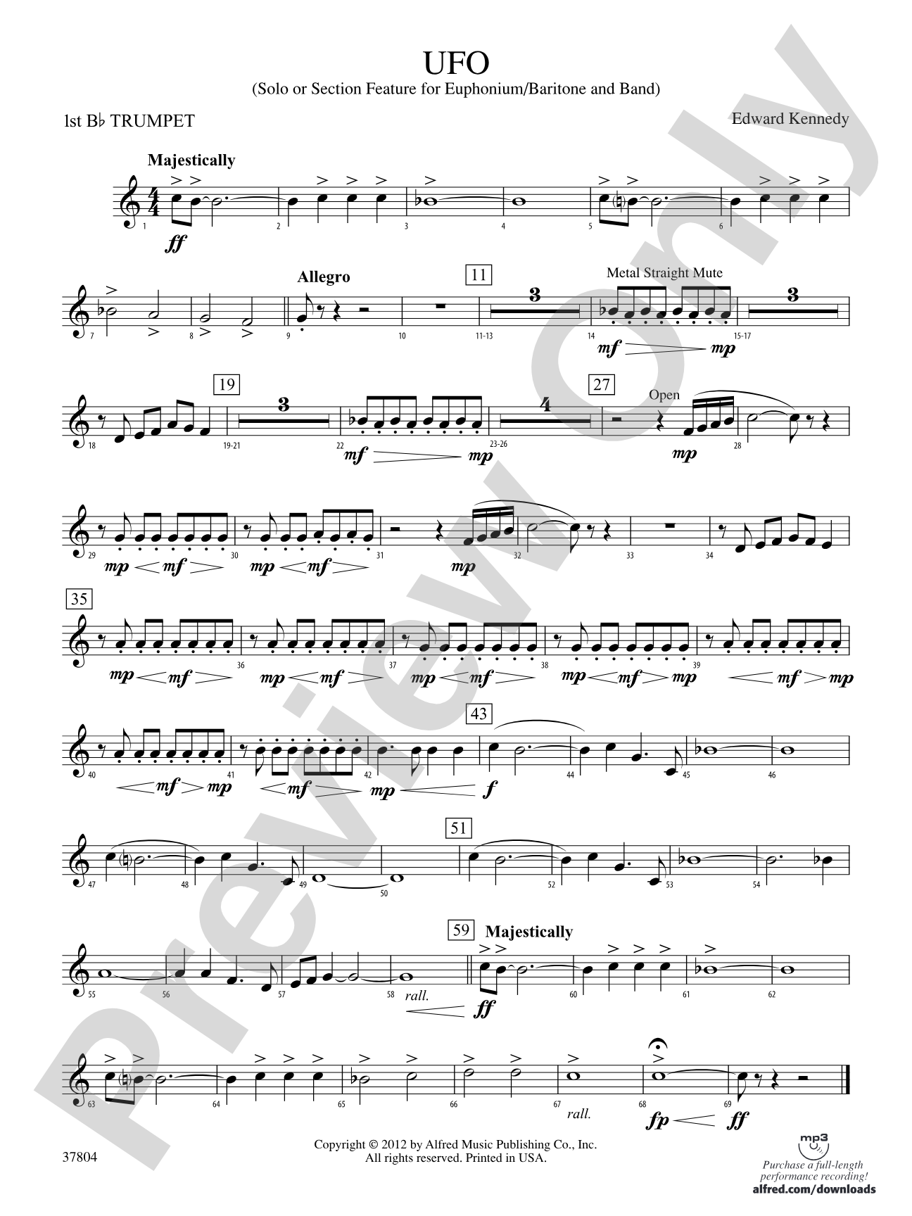 UFO: 1st B-flat Trumpet