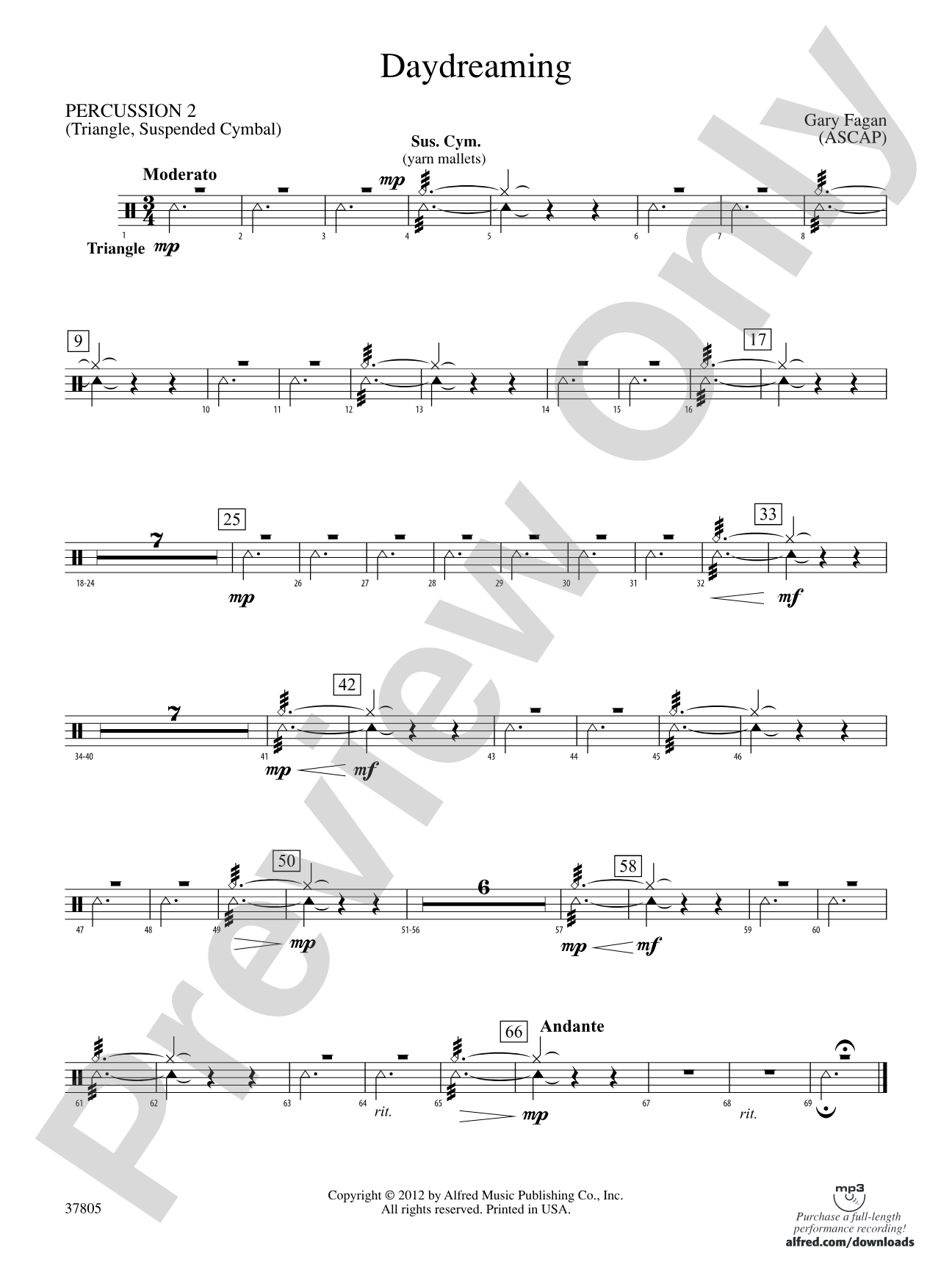 Daydreaming: 2nd Percussion