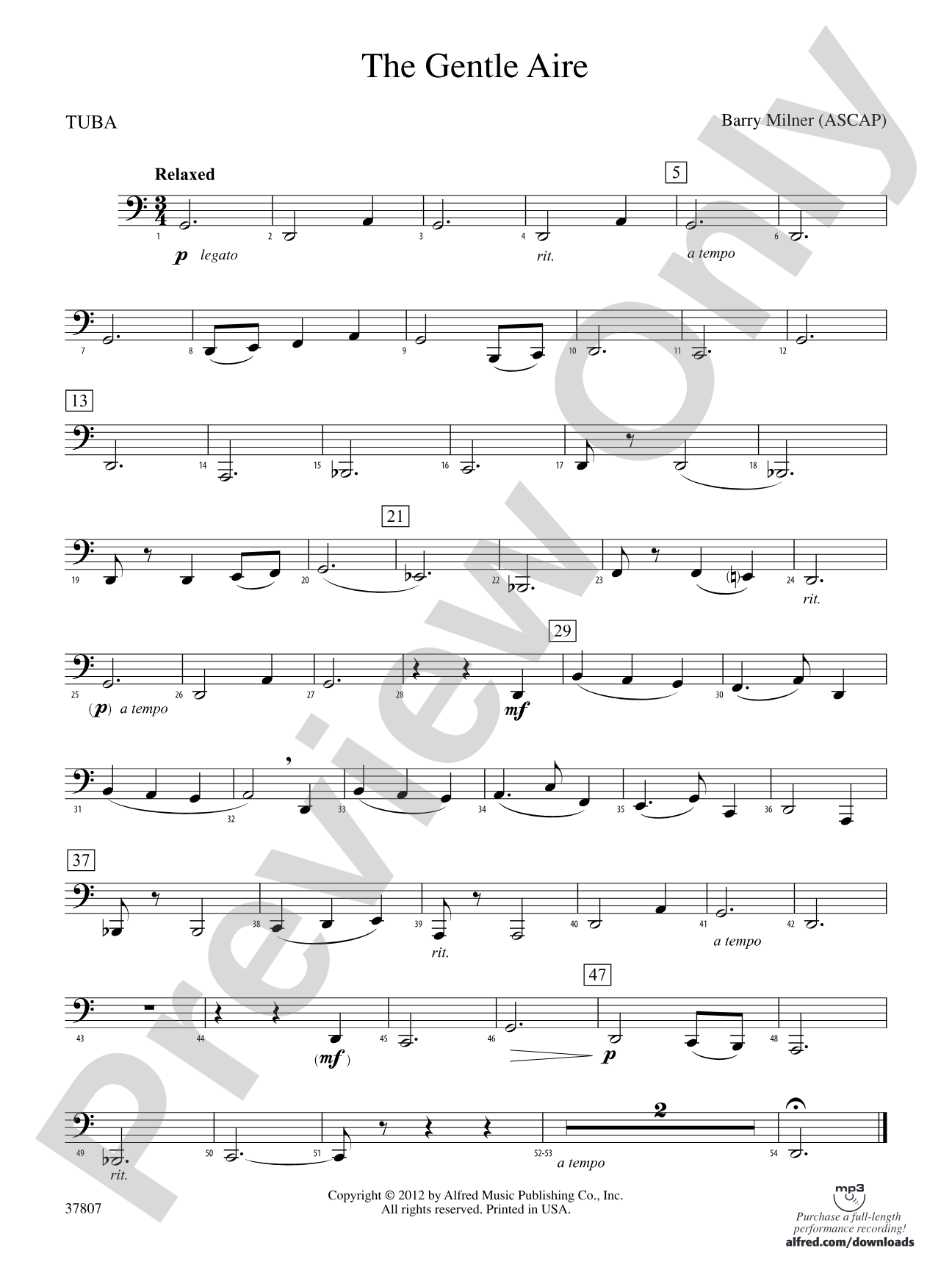 The Gentle Aire: Tuba