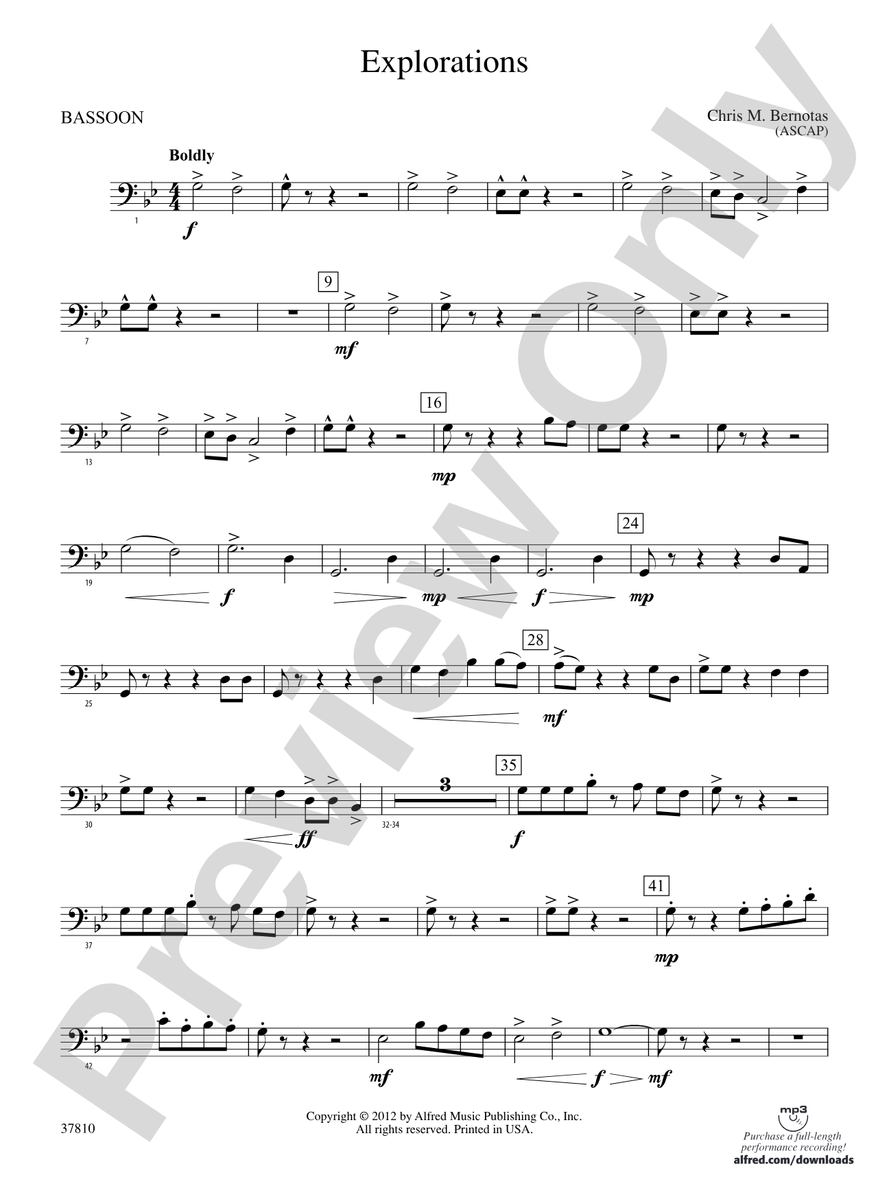 Explorations: Bassoon