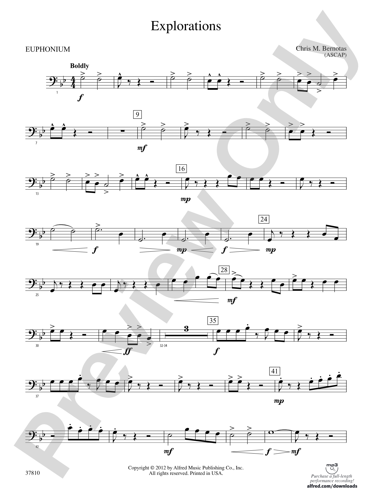 Explorations: Baritone B.C.