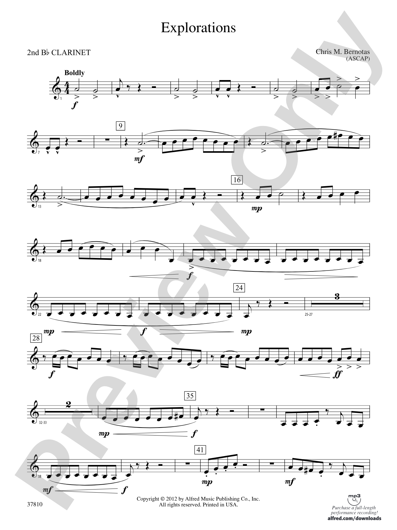 Explorations: 2nd B-flat Clarinet