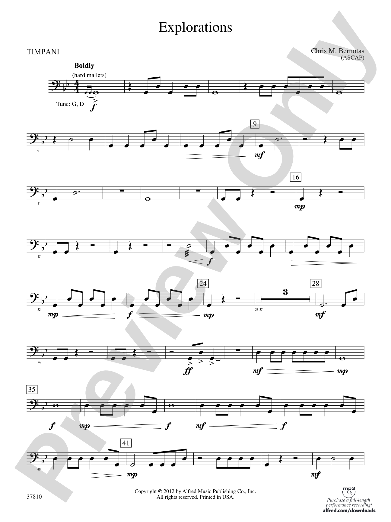 Explorations: Timpani