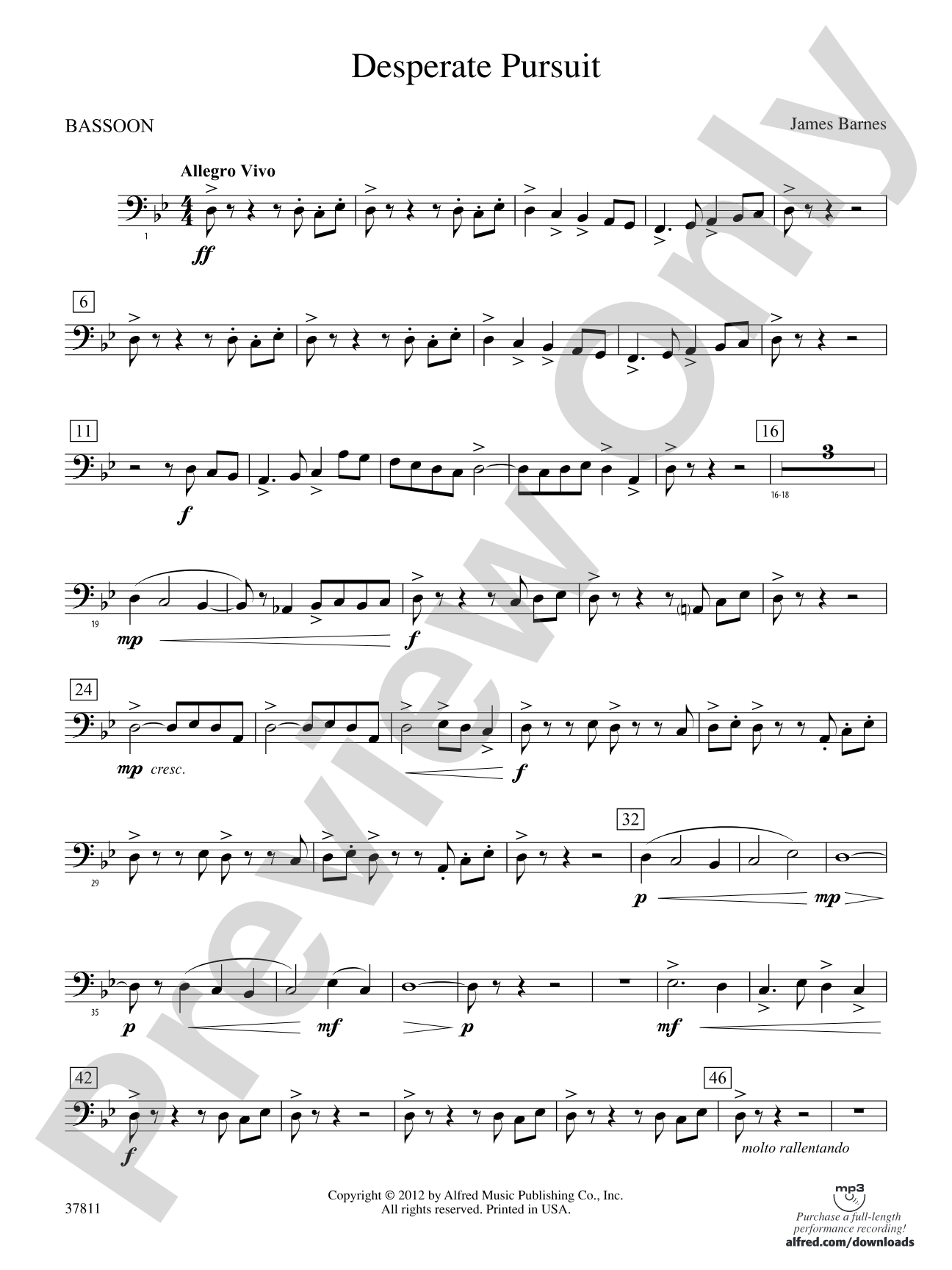 Desperate Pursuit: Bassoon