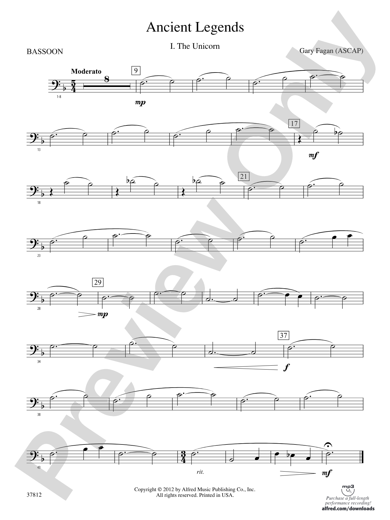 Ancient Legends: Bassoon