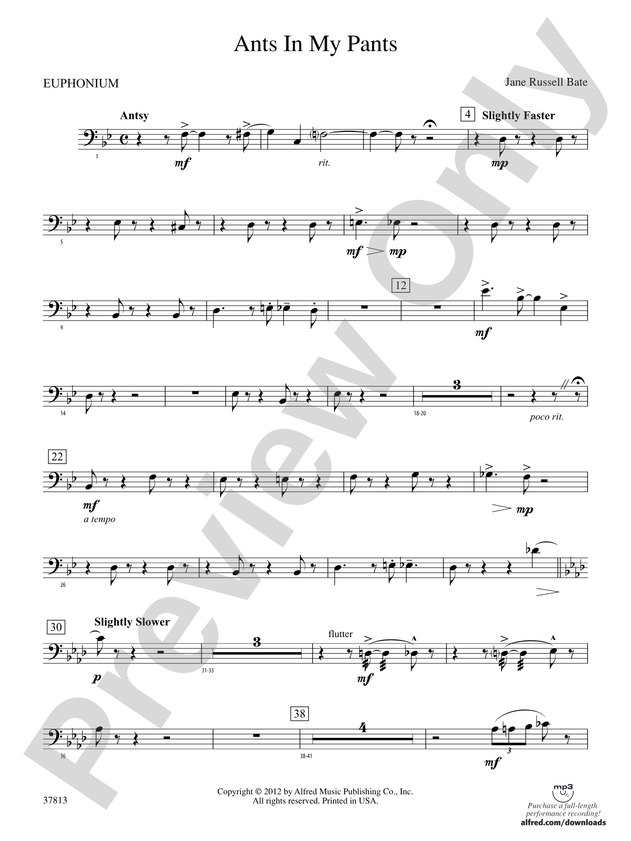 Ants in My Pants: Baritone B.C.