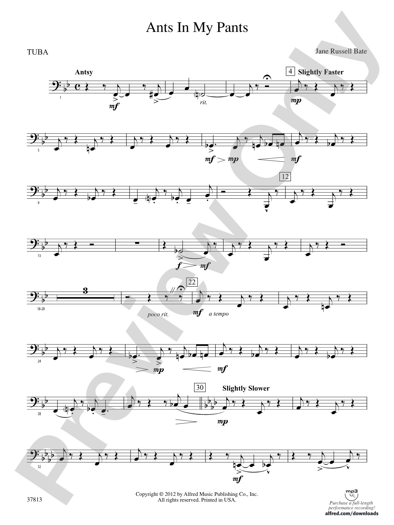 Ants in My Pants: Tuba