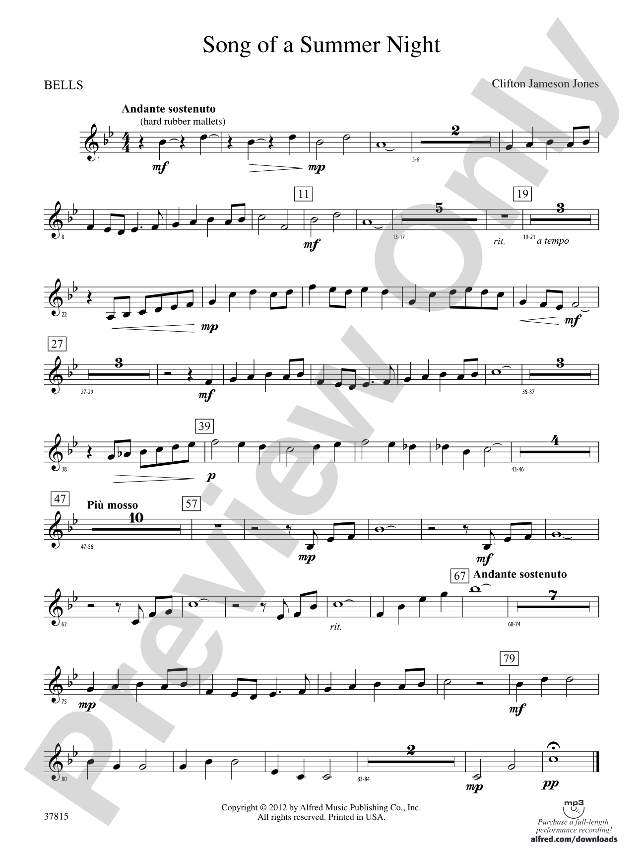 Song of a Summer Night: Bells