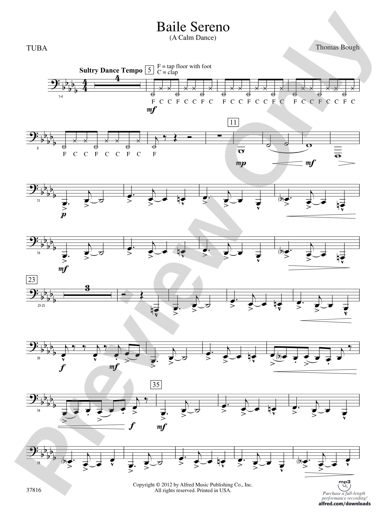 Baile Sereno: Tuba