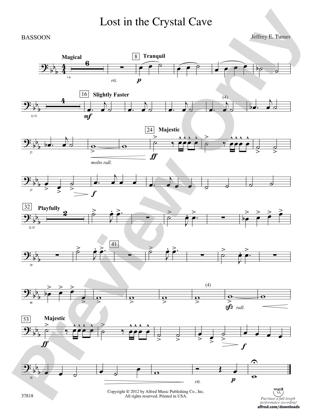 Lost in the Crystal Cave: Bassoon