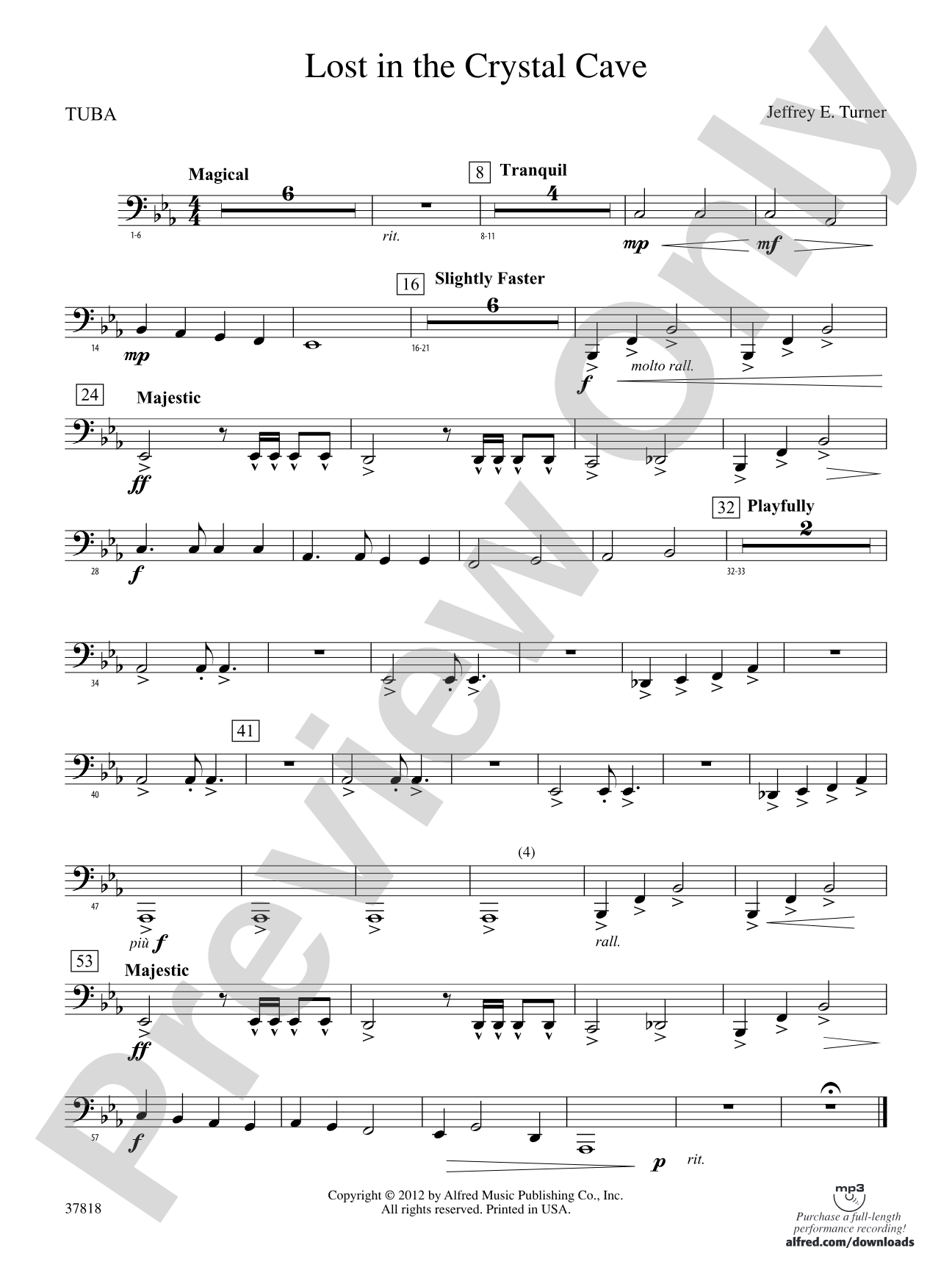 Lost in the Crystal Cave: Tuba