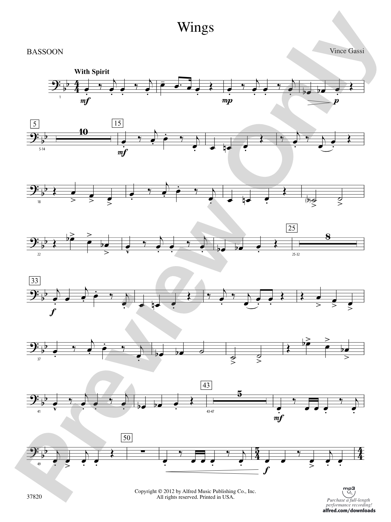 Wings: Bassoon