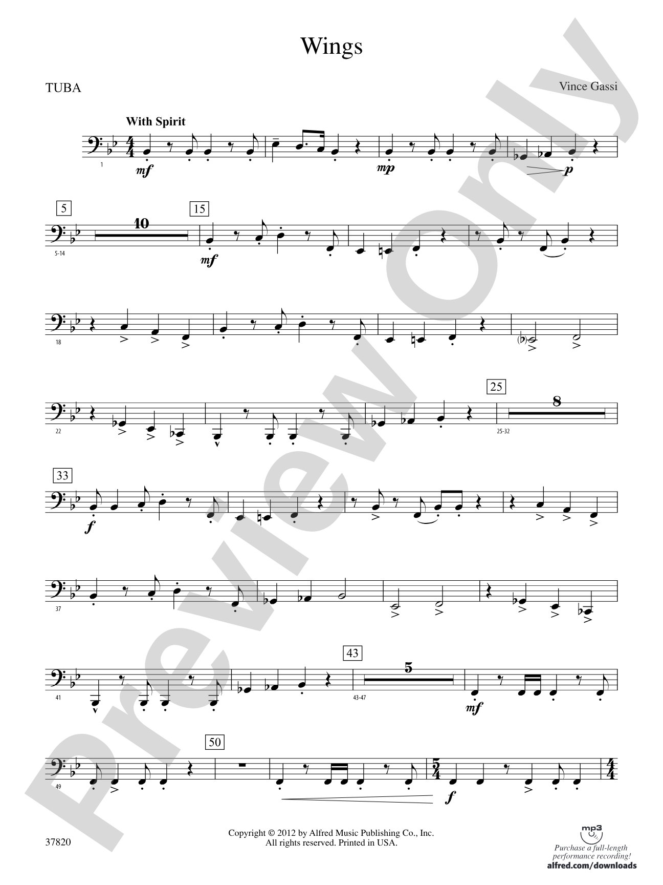 Wings: Tuba
