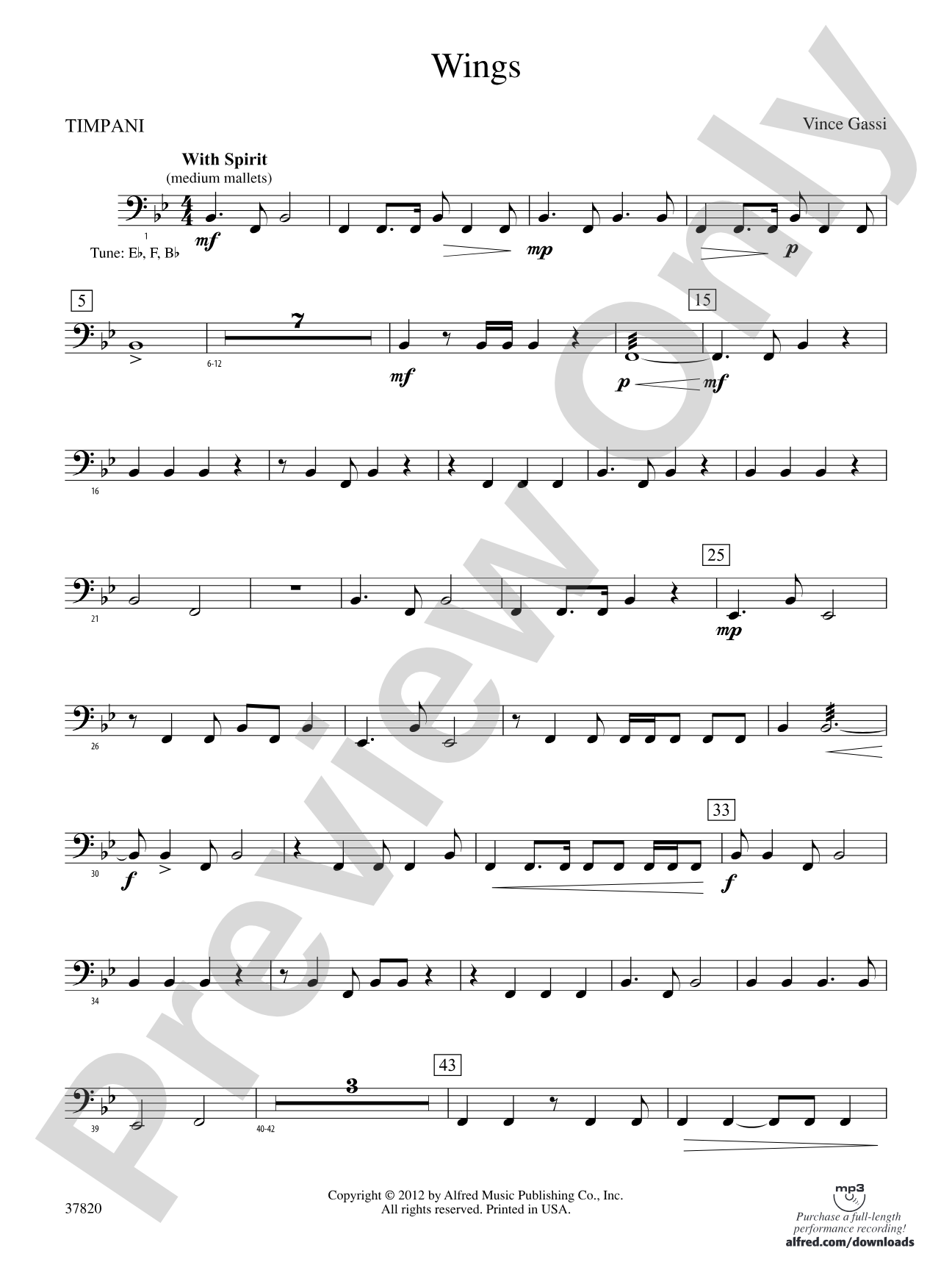 Wings: Timpani