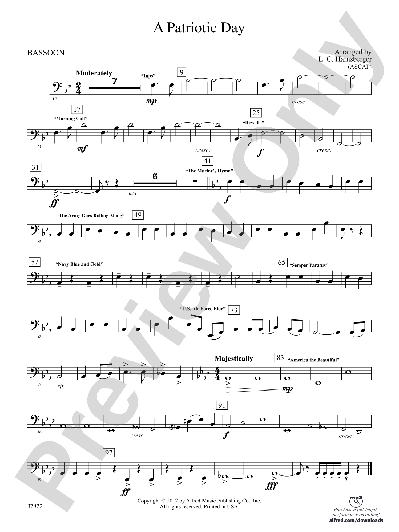 A Patriotic Day: Bassoon
