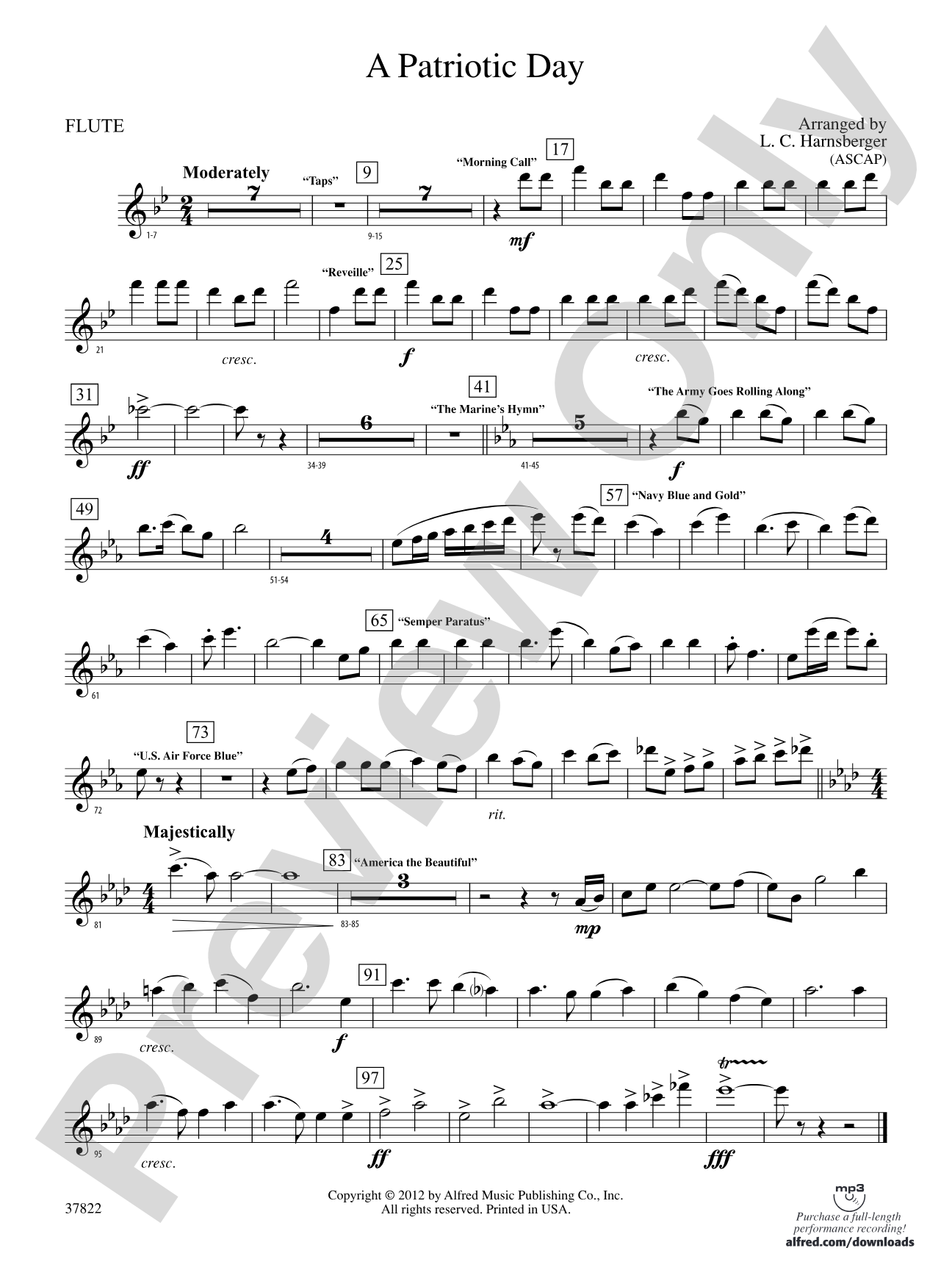 A Patriotic Day: Flute