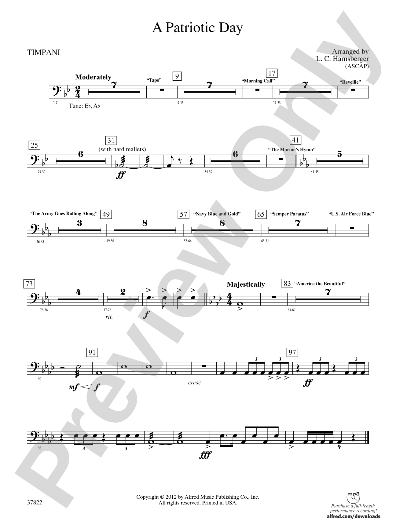 A Patriotic Day: Timpani