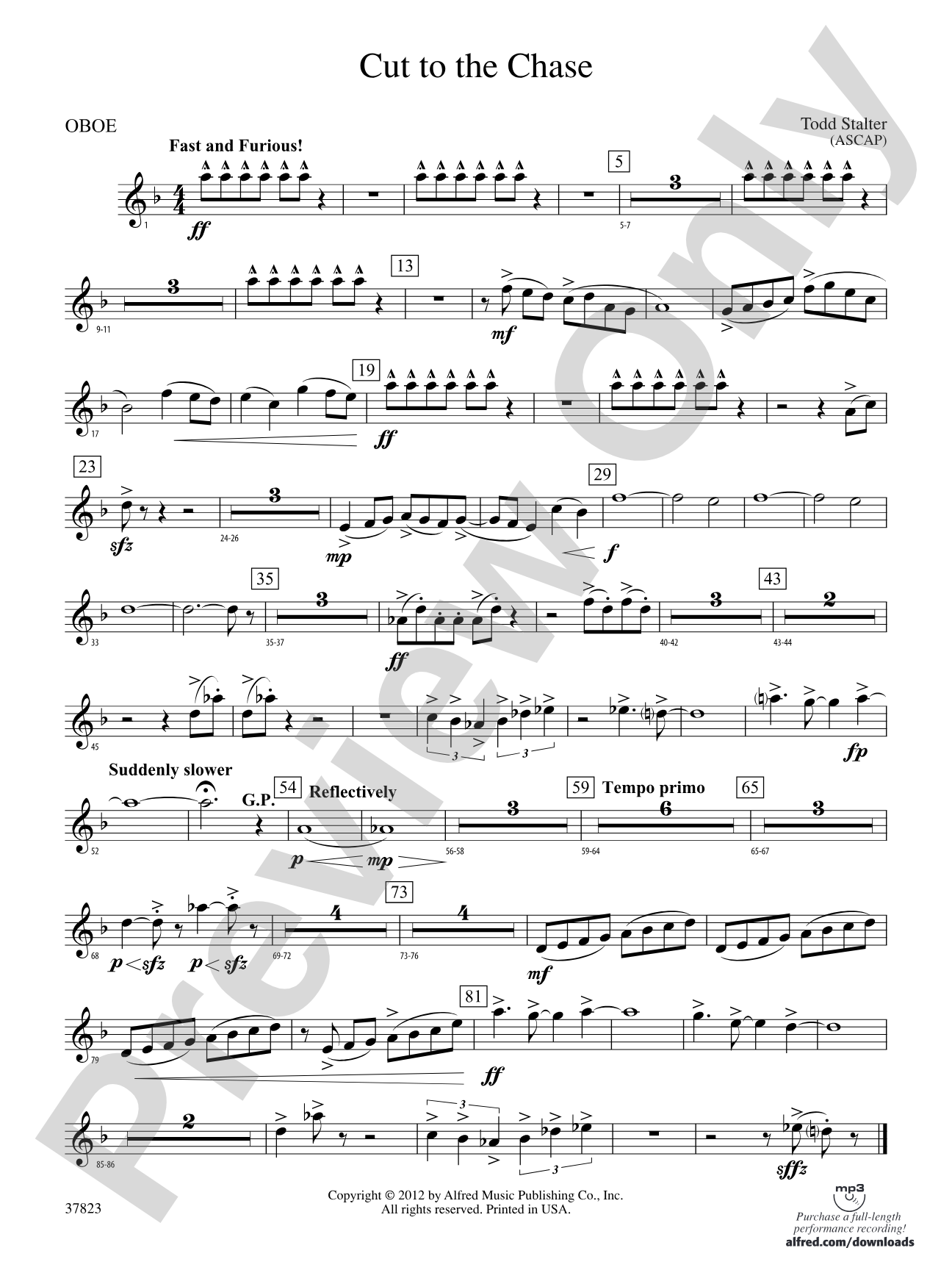 Cut to the Chase: Oboe