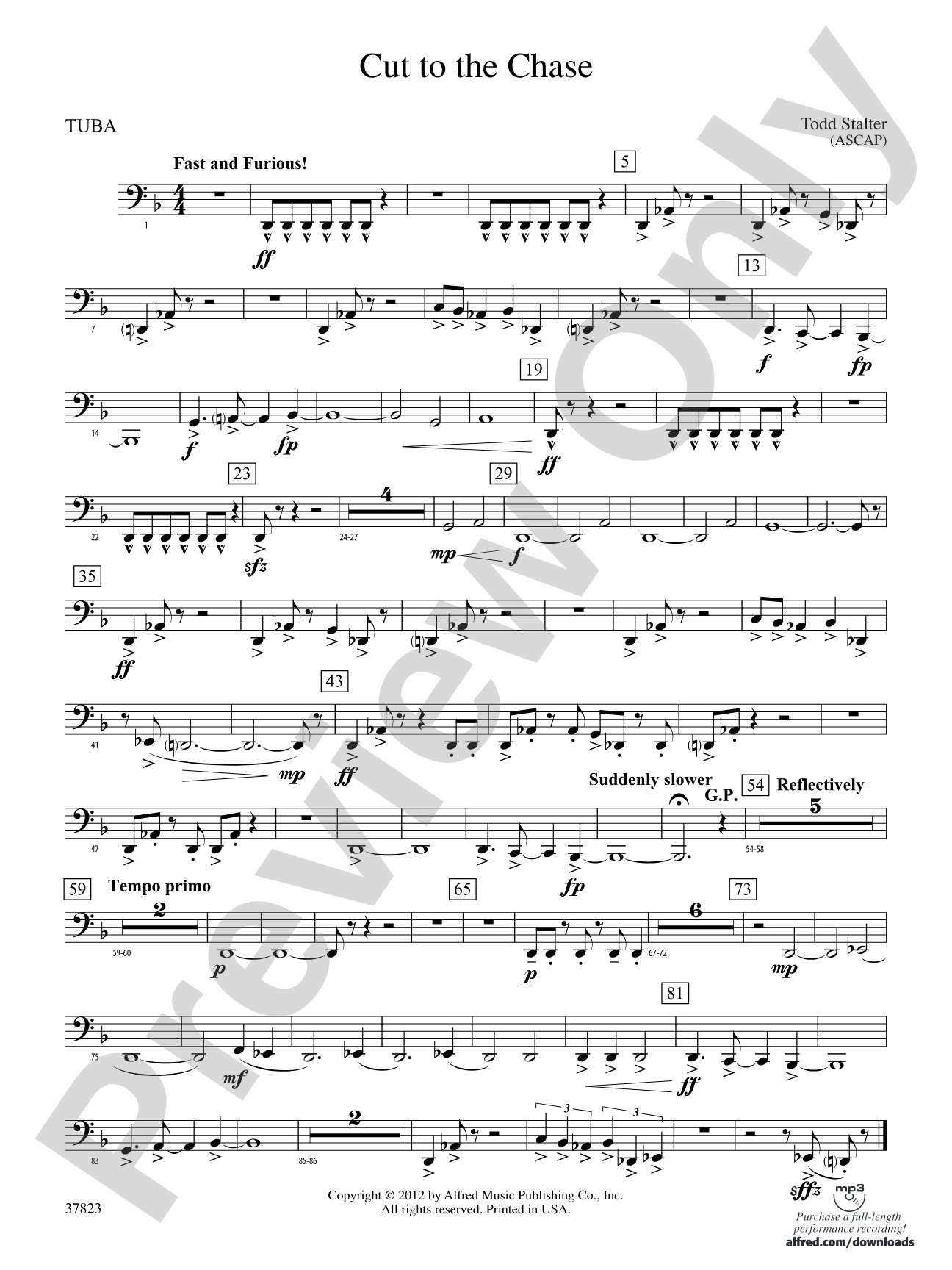 Cut to the Chase: Tuba