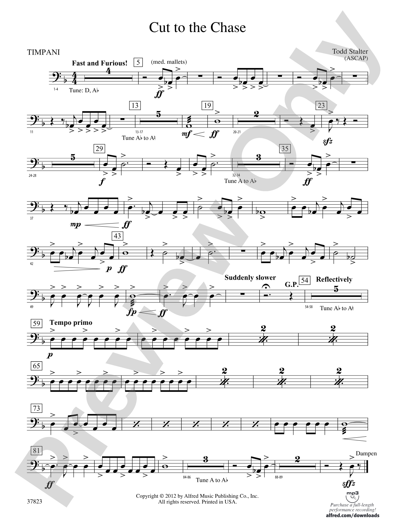 Cut to the Chase: Timpani
