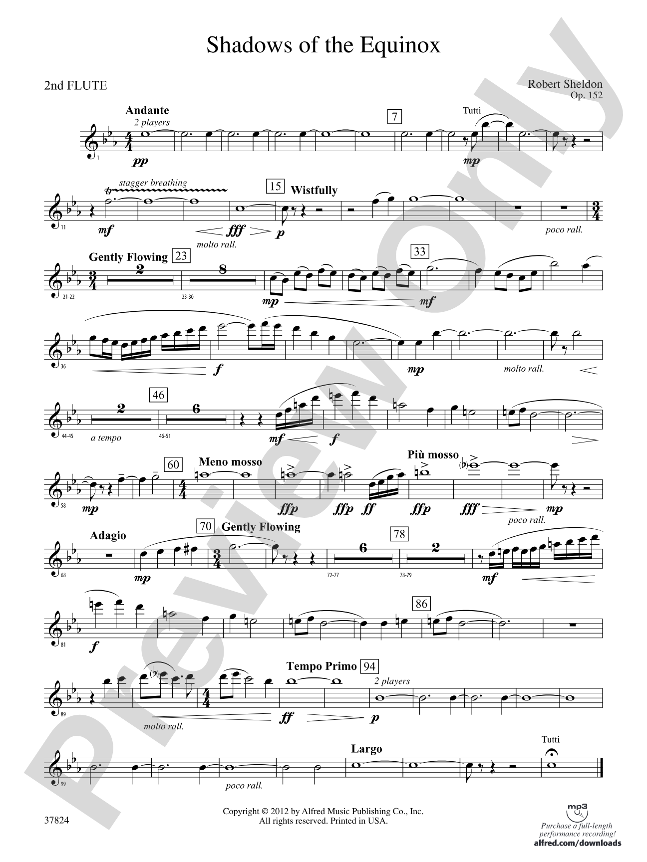 Shadows of the Equinox: 2nd Flute