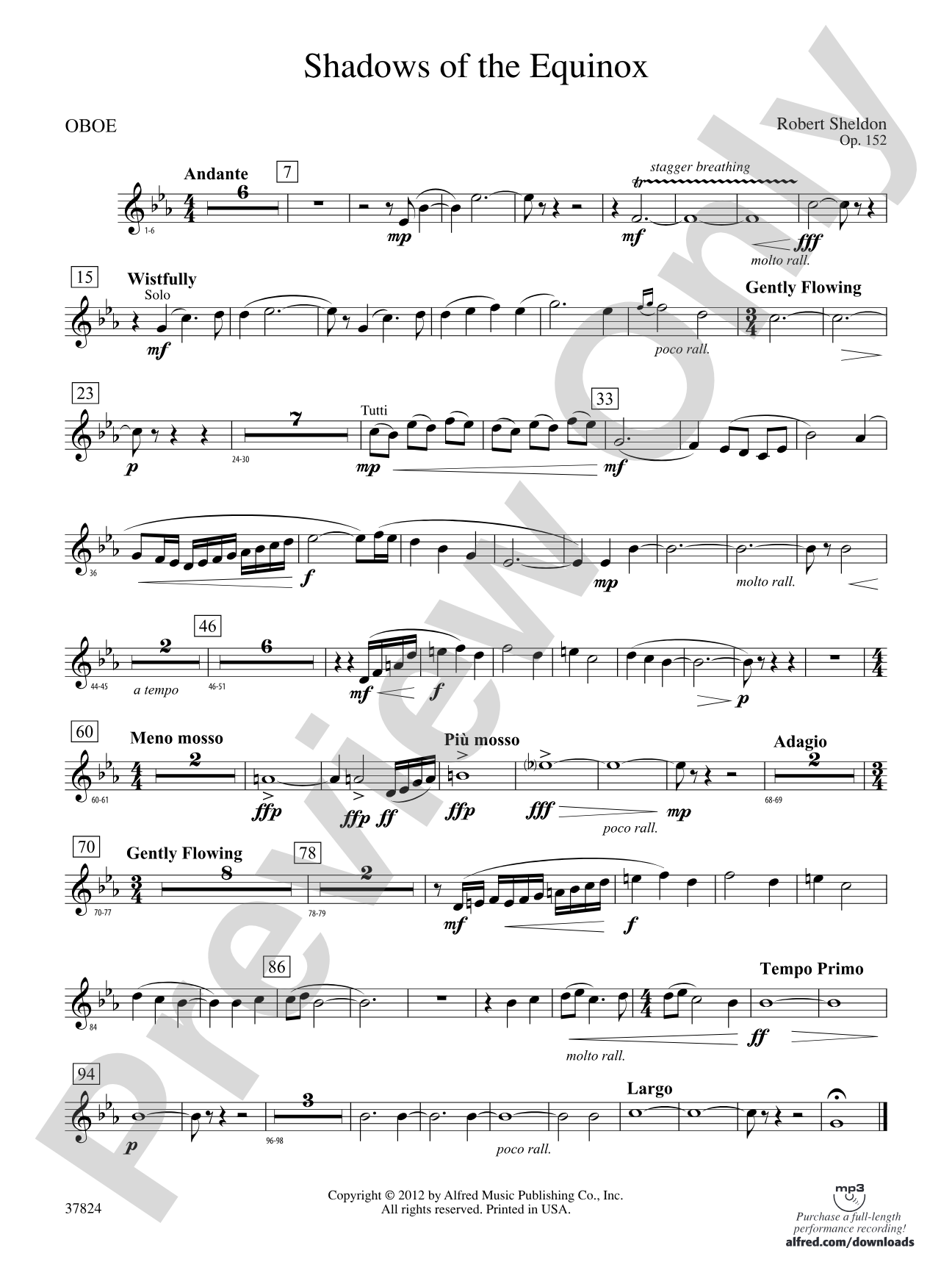 Shadows of the Equinox: Oboe