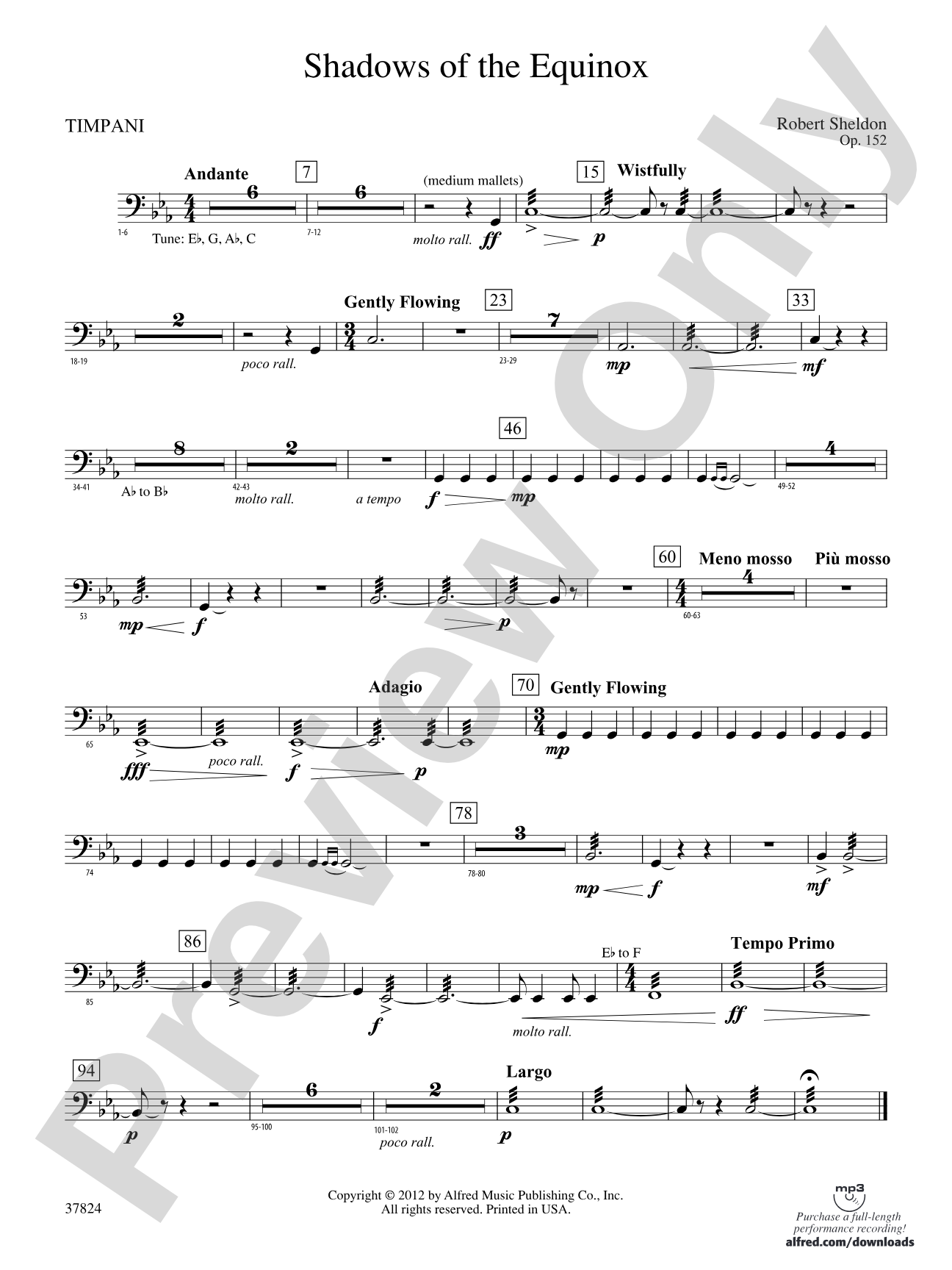 Shadows of the Equinox: Timpani