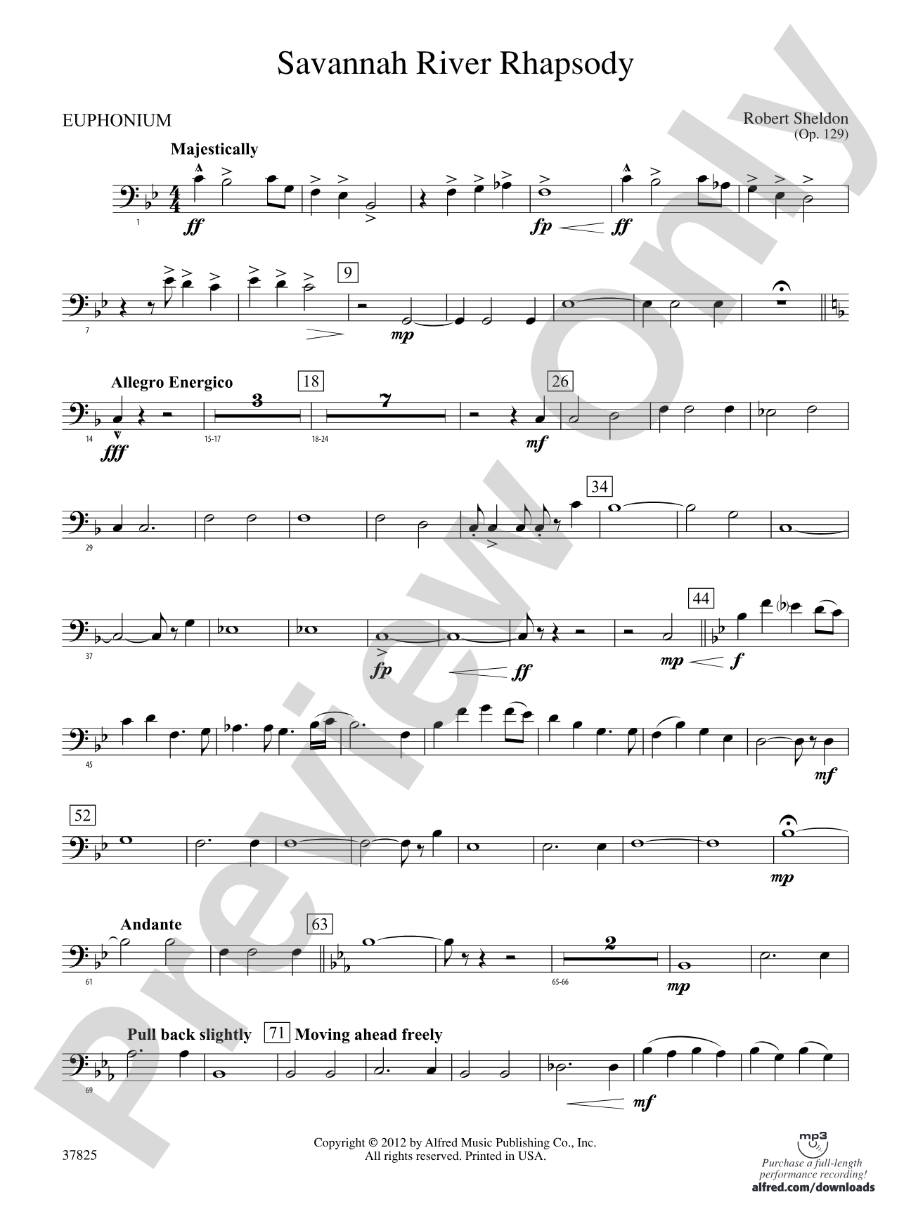 Savannah River Rhapsody: Baritone B.C.