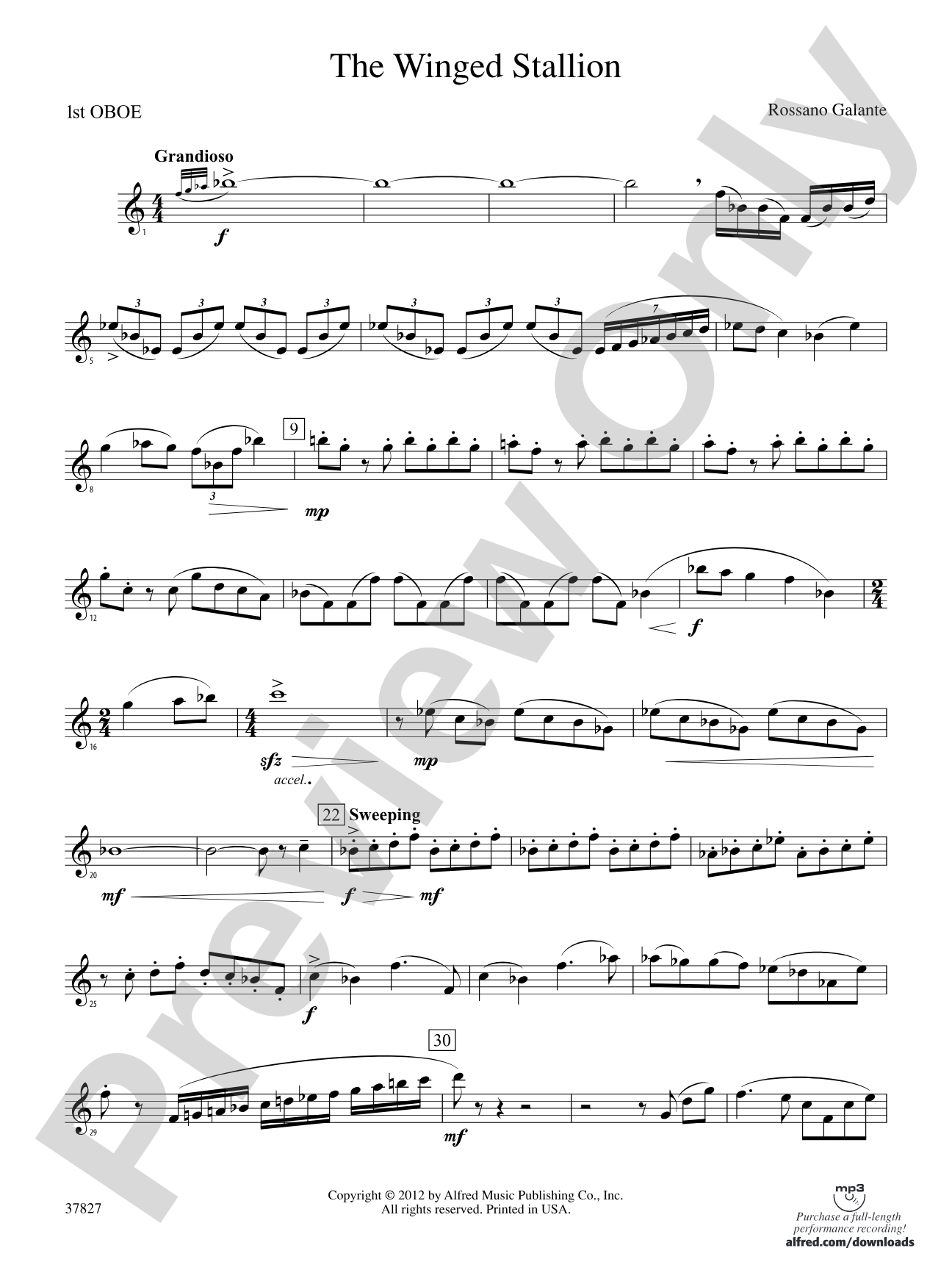 The Winged Stallion: Oboe