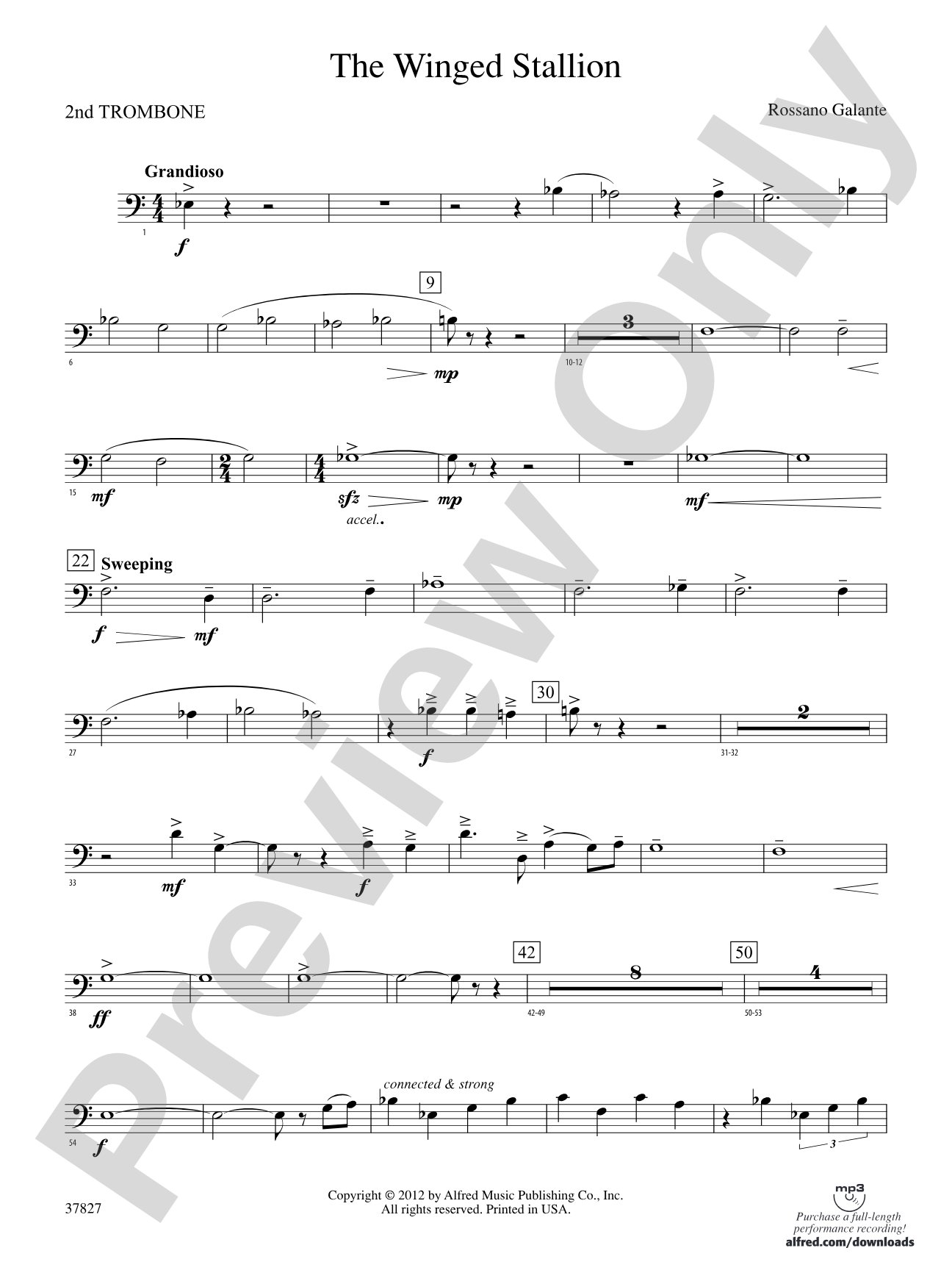 The Winged Stallion: 2nd Trombone