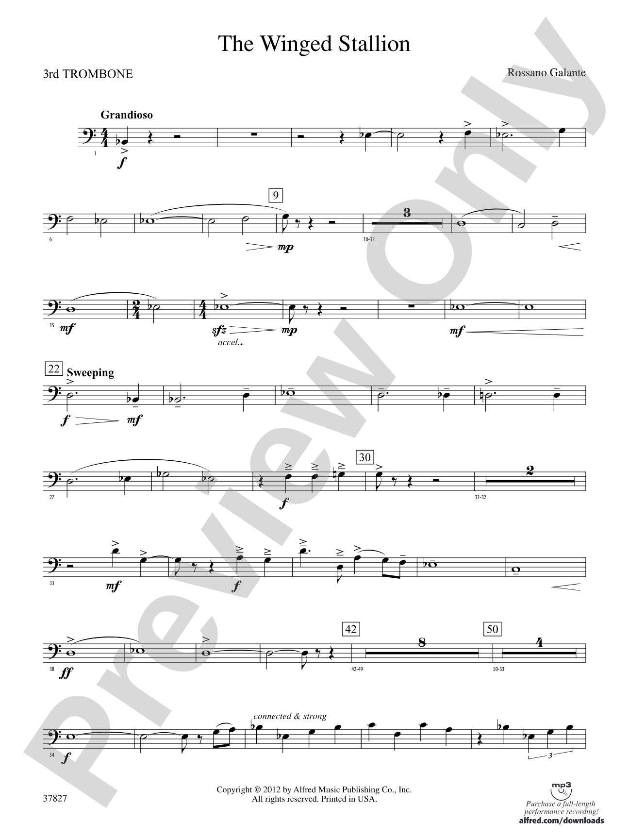 The Winged Stallion: 3rd Trombone