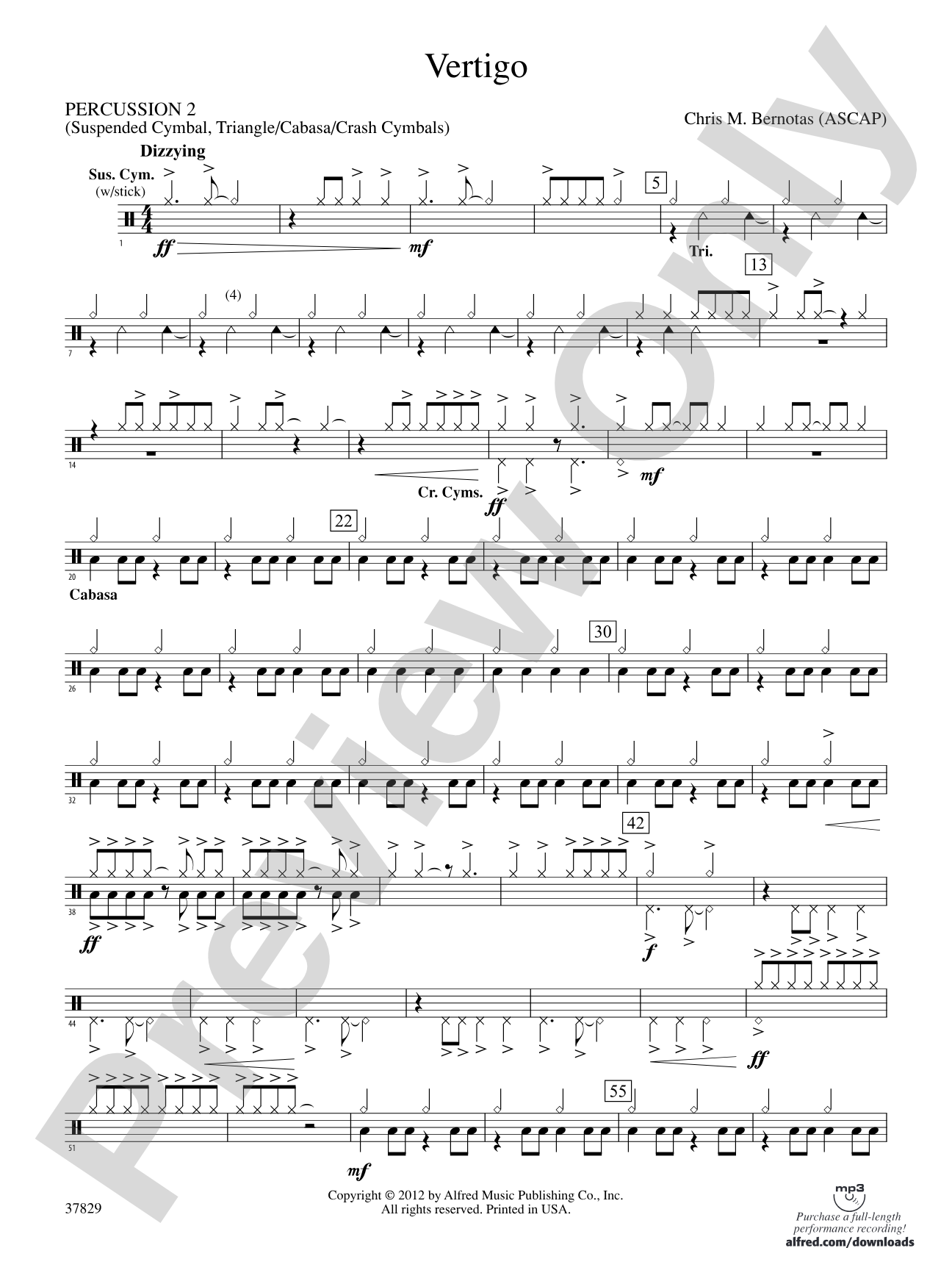 Vertigo: 2nd Percussion