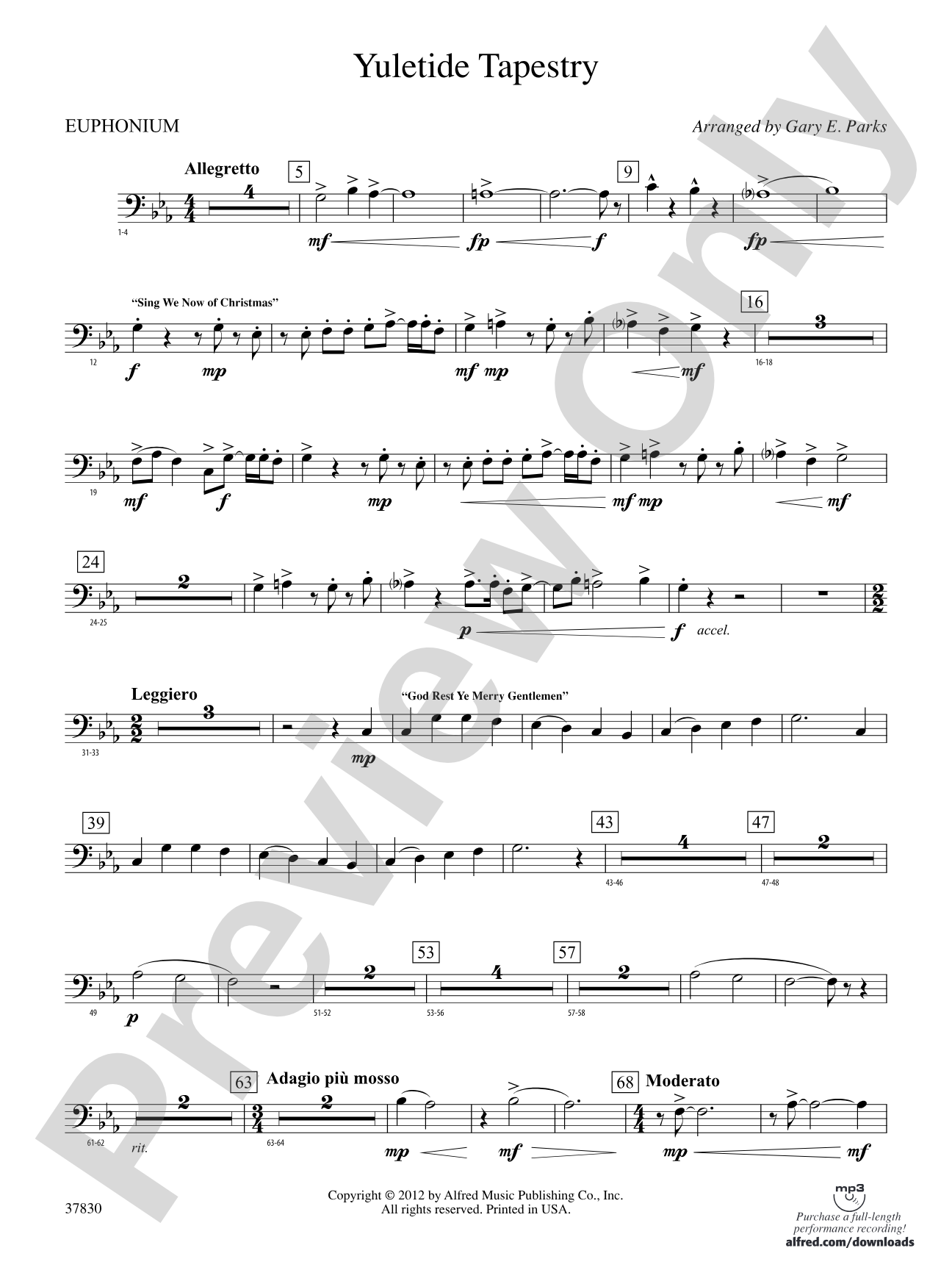 Yuletide Tapestry: Baritone B.C.