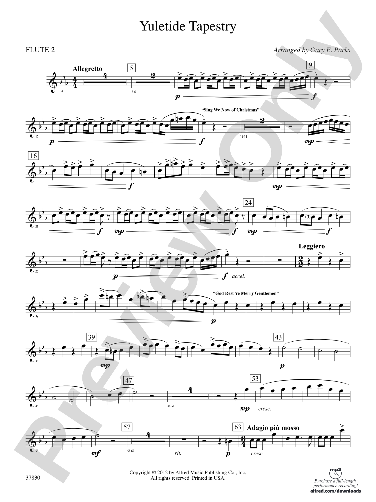 Yuletide Tapestry: 2nd Flute
