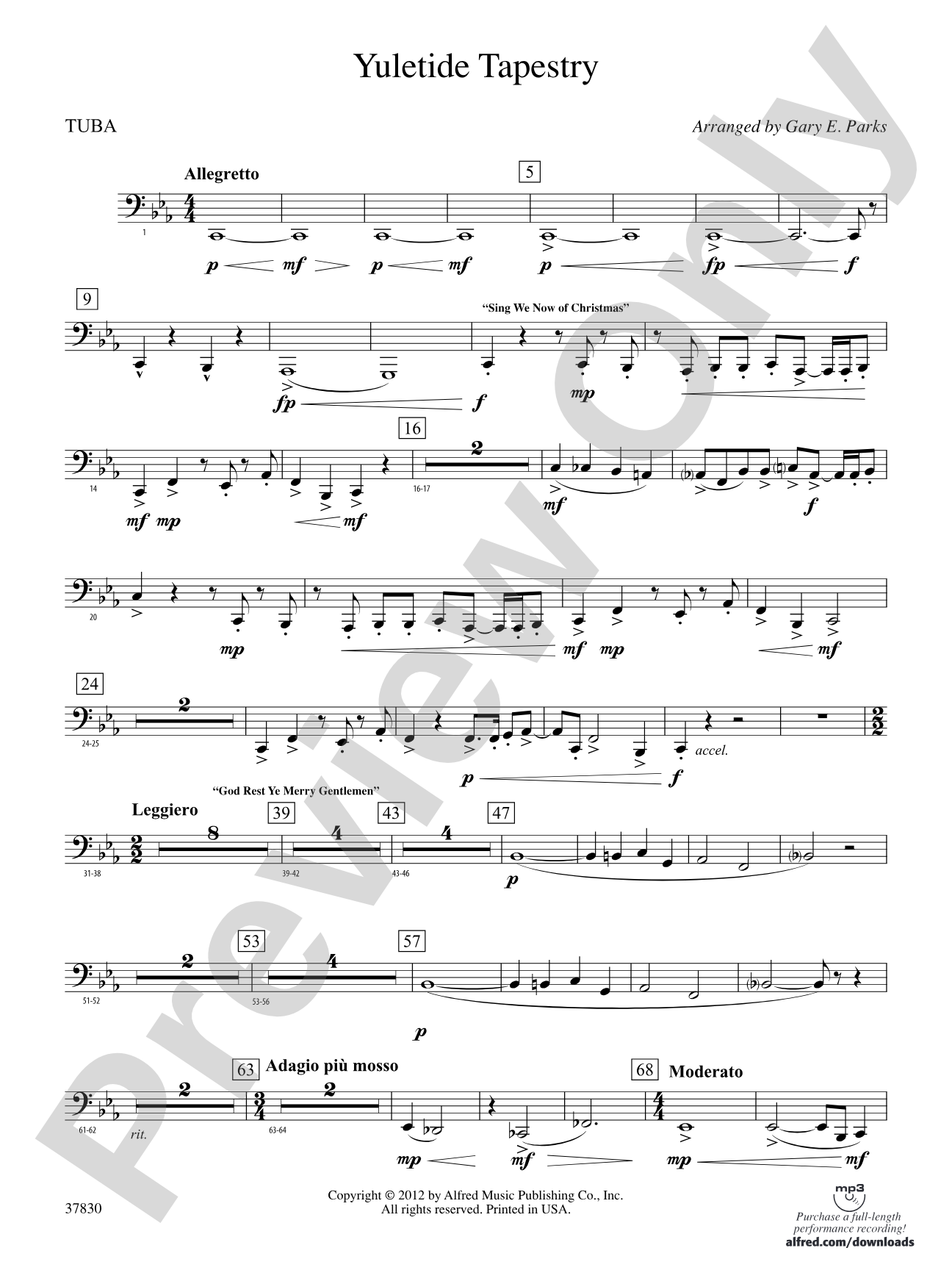 Yuletide Tapestry: Tuba