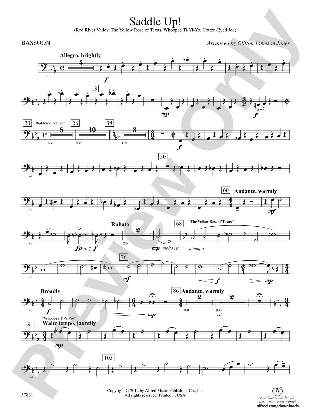 Saddle Up!: Bassoon