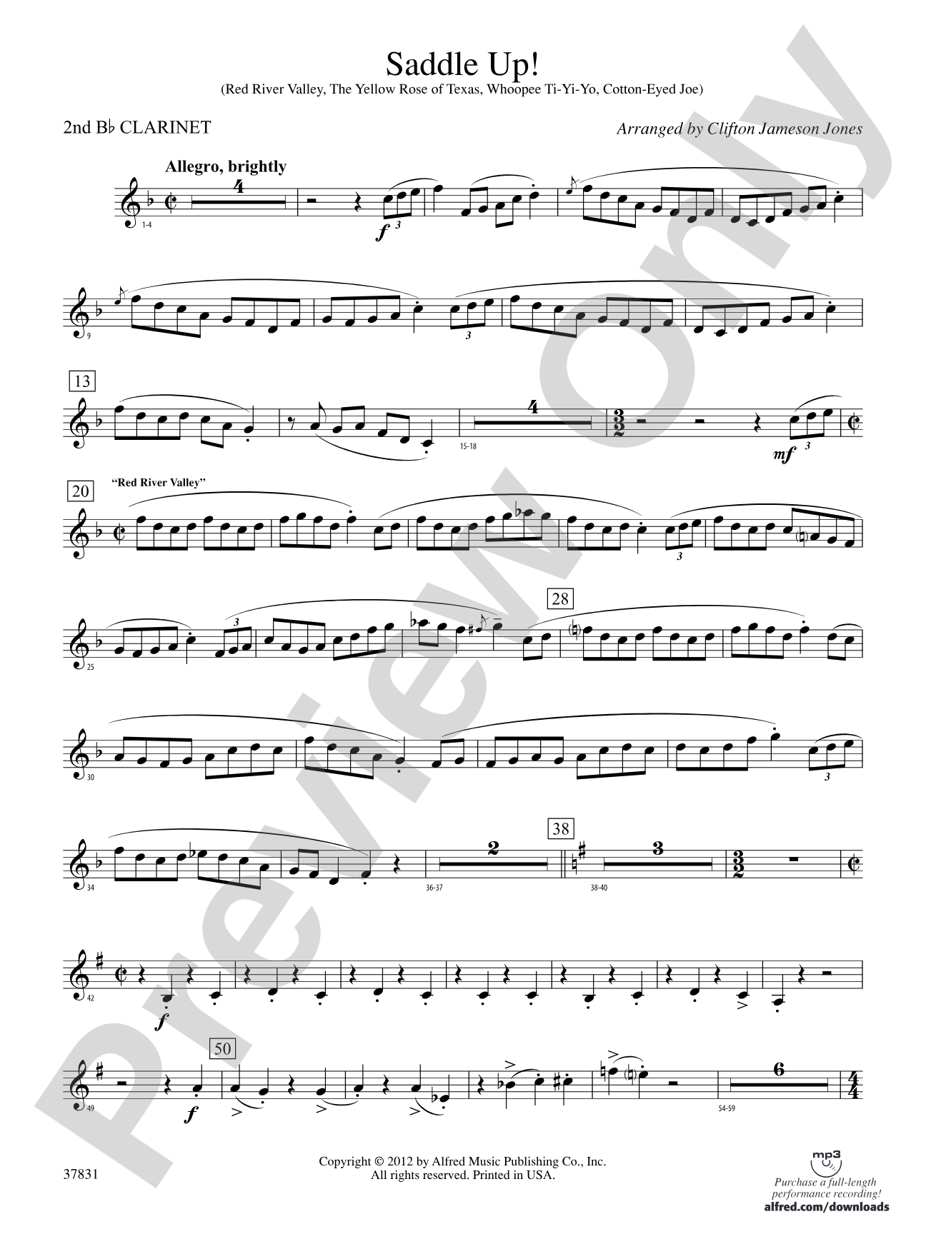 Saddle Up!: 2nd B-flat Clarinet