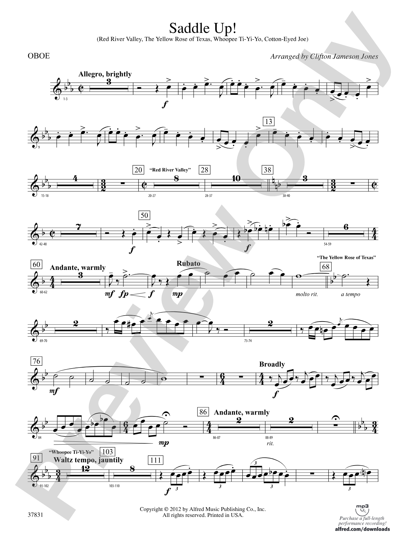 Saddle Up!: Oboe