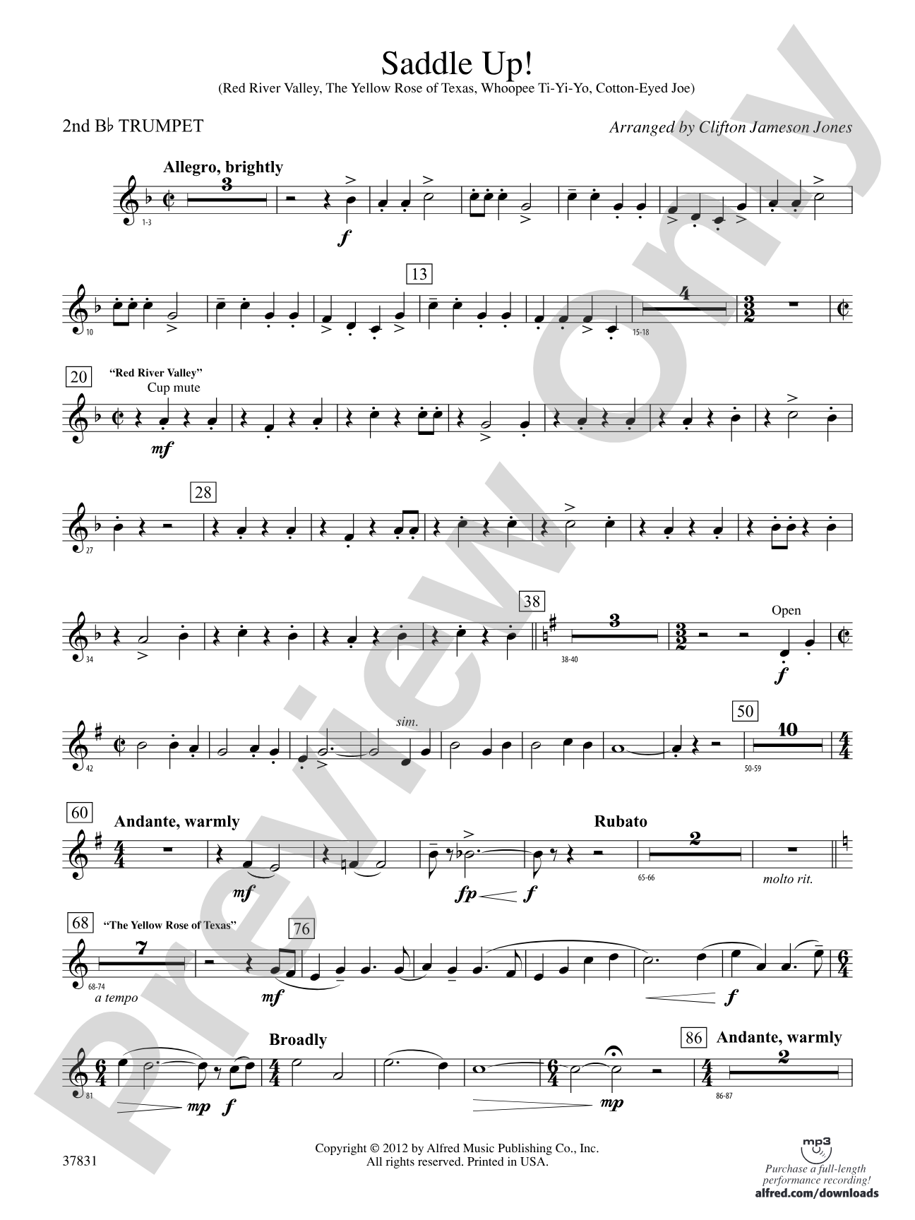 Saddle Up!: 2nd B-flat Trumpet