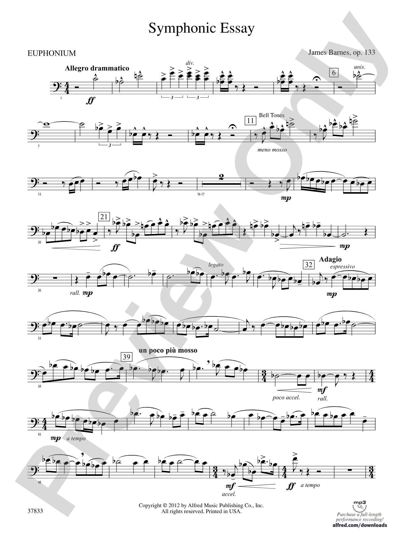 Symphonic Essay: Baritone B.C.