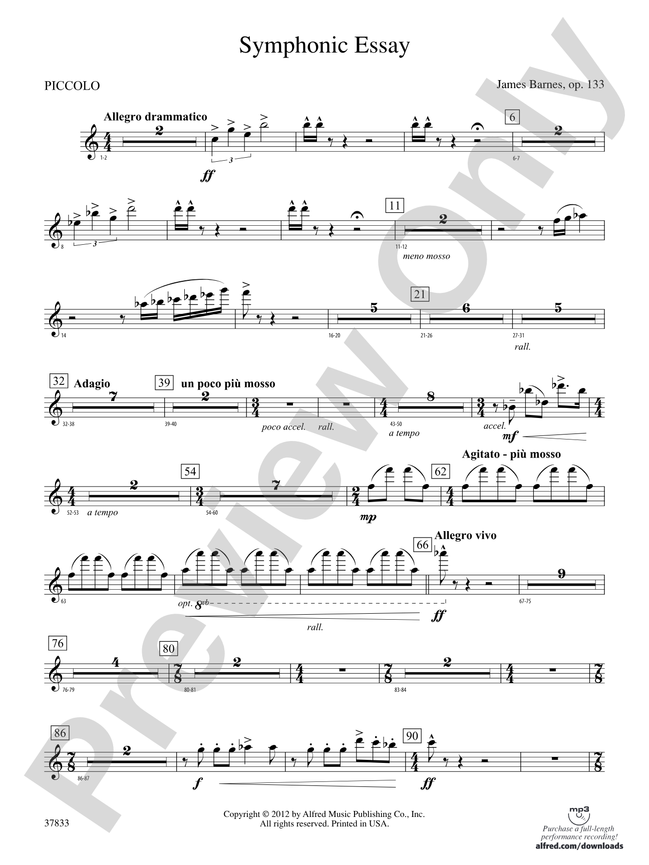 Symphonic Essay: Piccolo