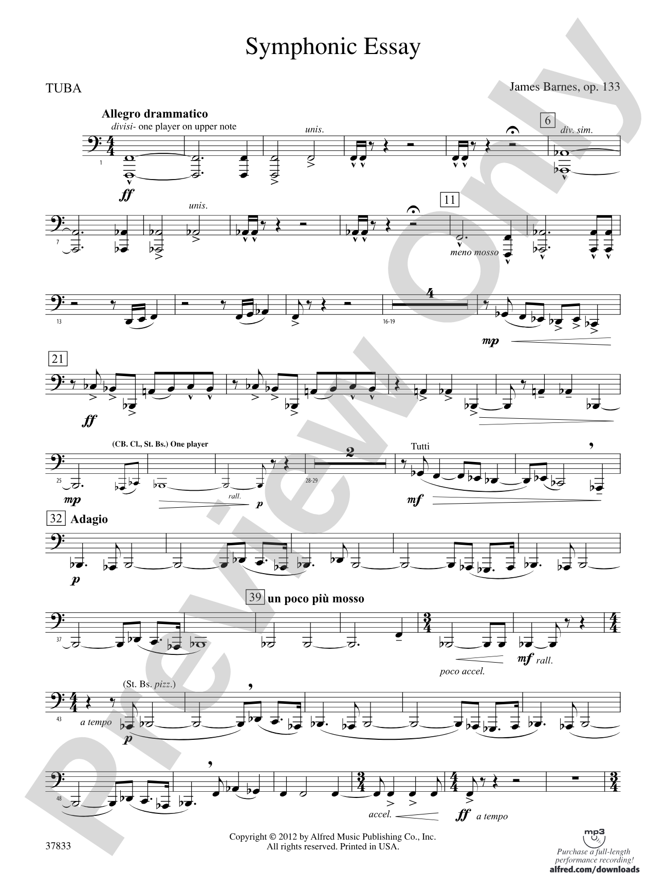 Symphonic Essay: Tuba