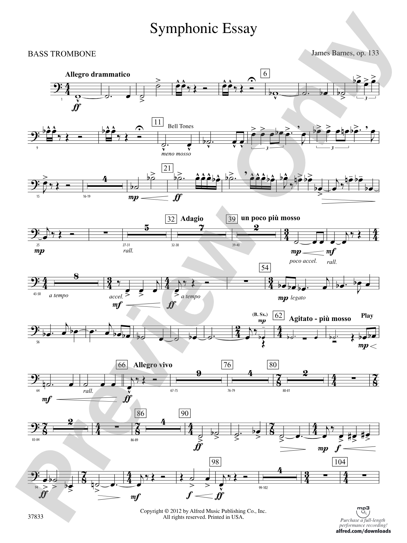 Symphonic Essay: 4th Trombone