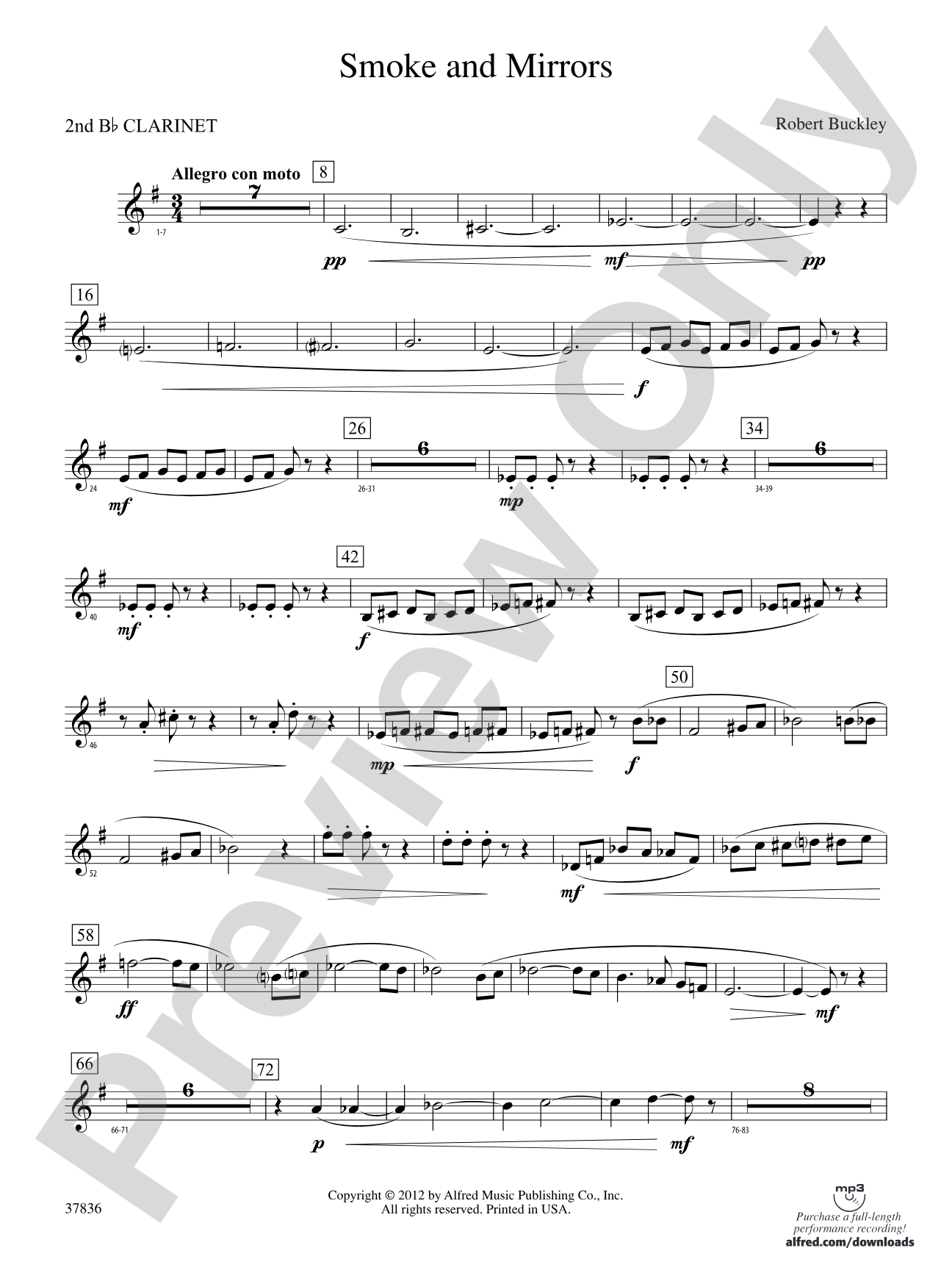 Smoke and Mirrors: 2nd B-flat Clarinet