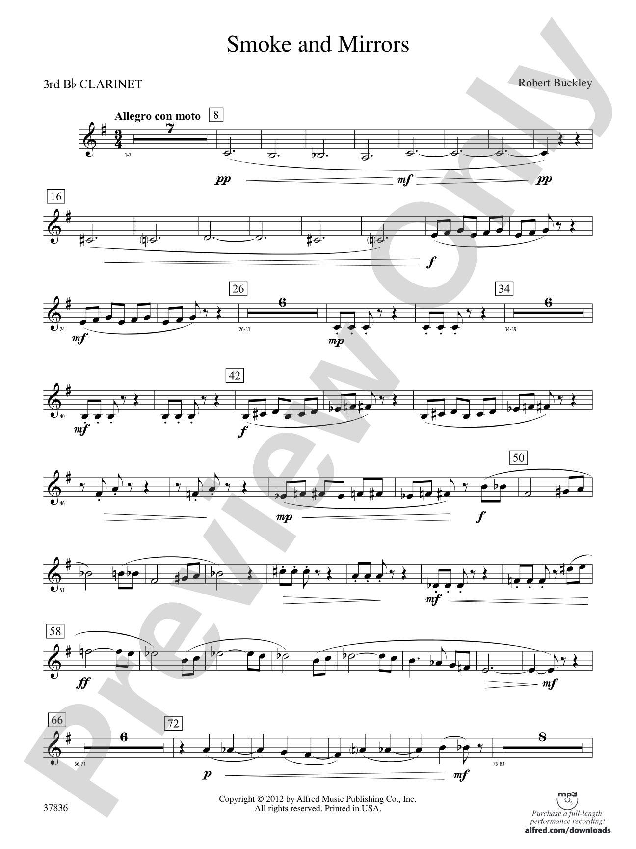 Smoke and Mirrors: 3rd B-flat Clarinet