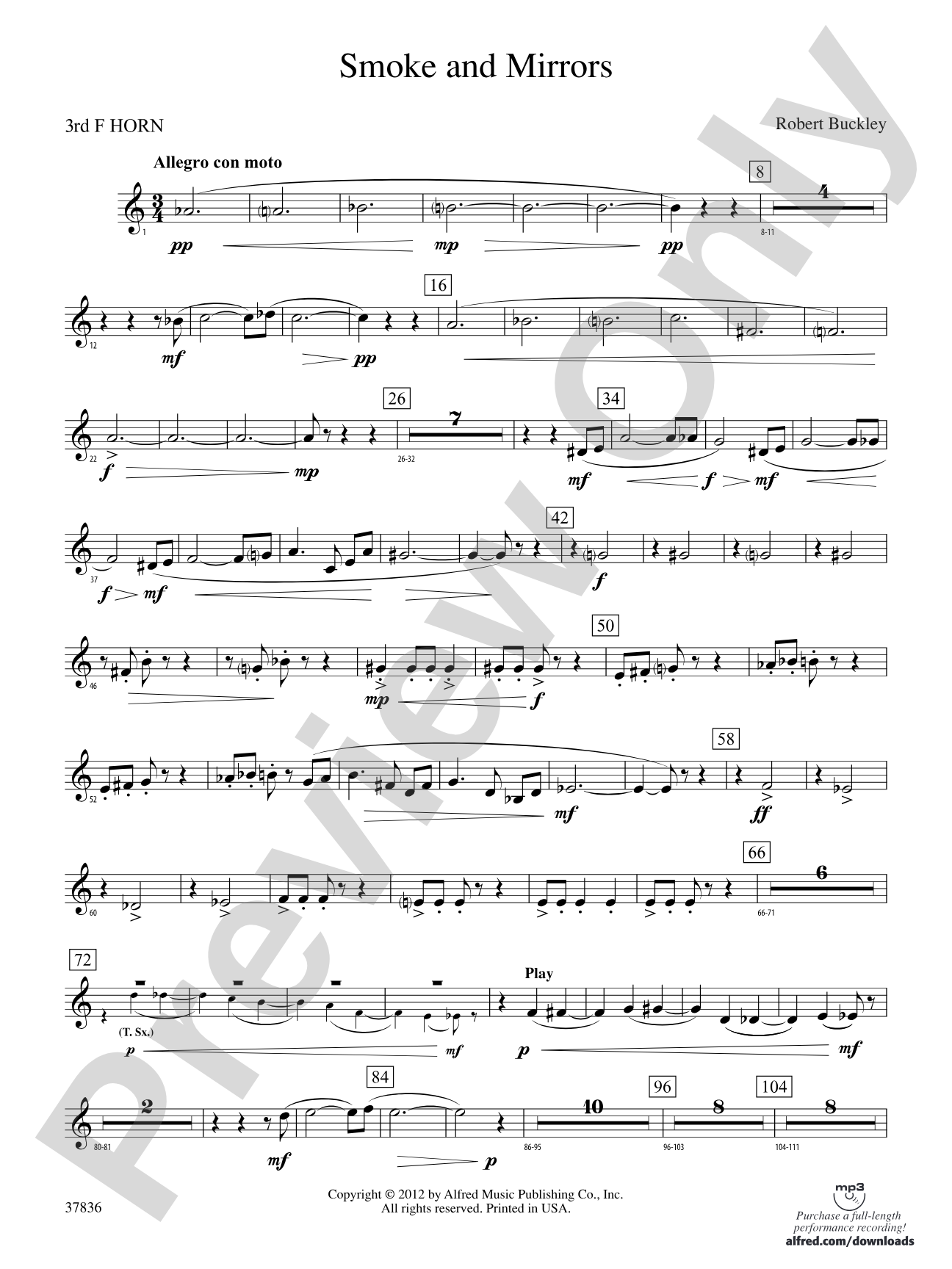 Smoke and Mirrors: 3rd F Horn