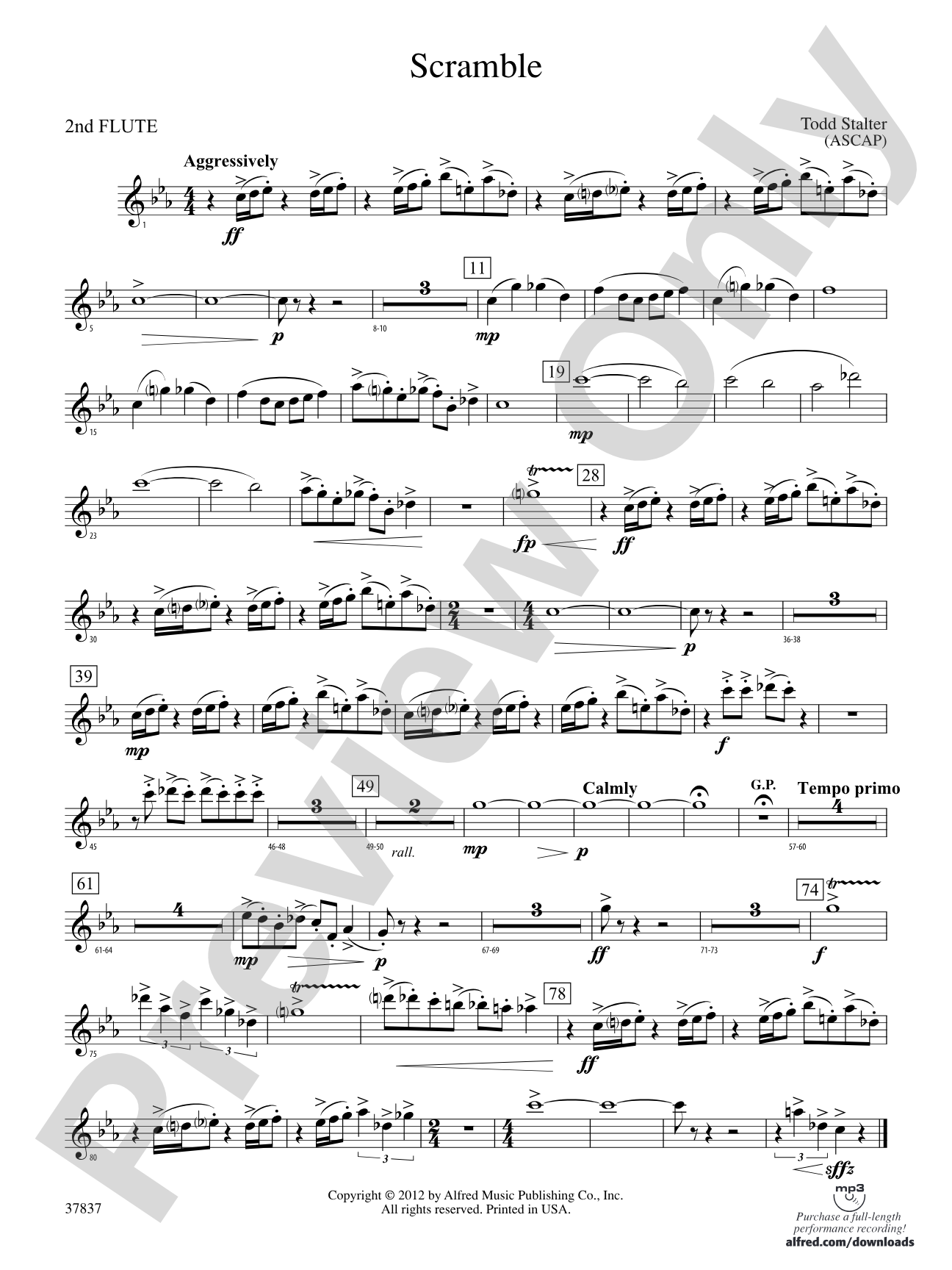 Scramble: 2nd Flute